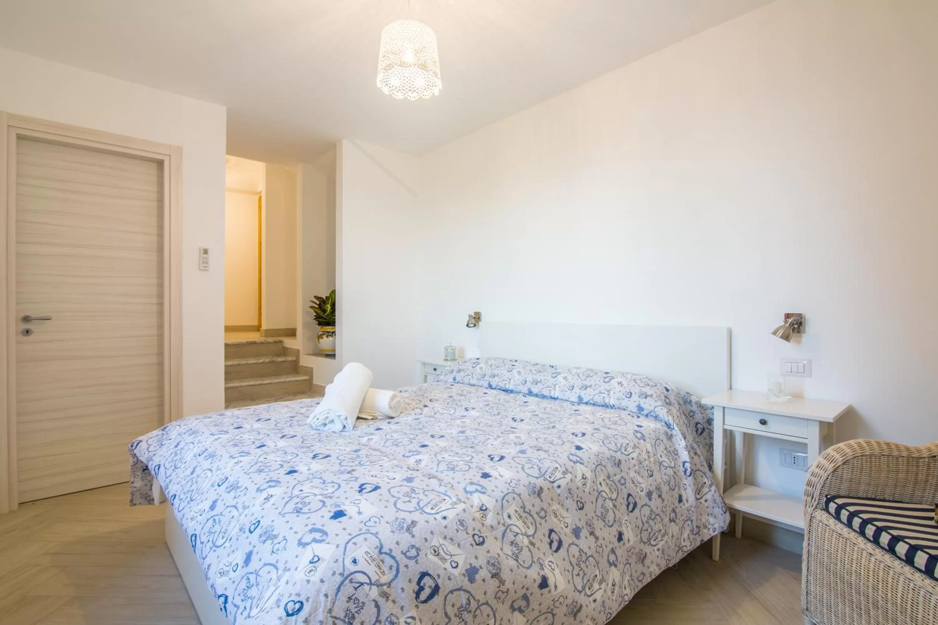 Bedroom, Bed in Villa Mariagiovanna