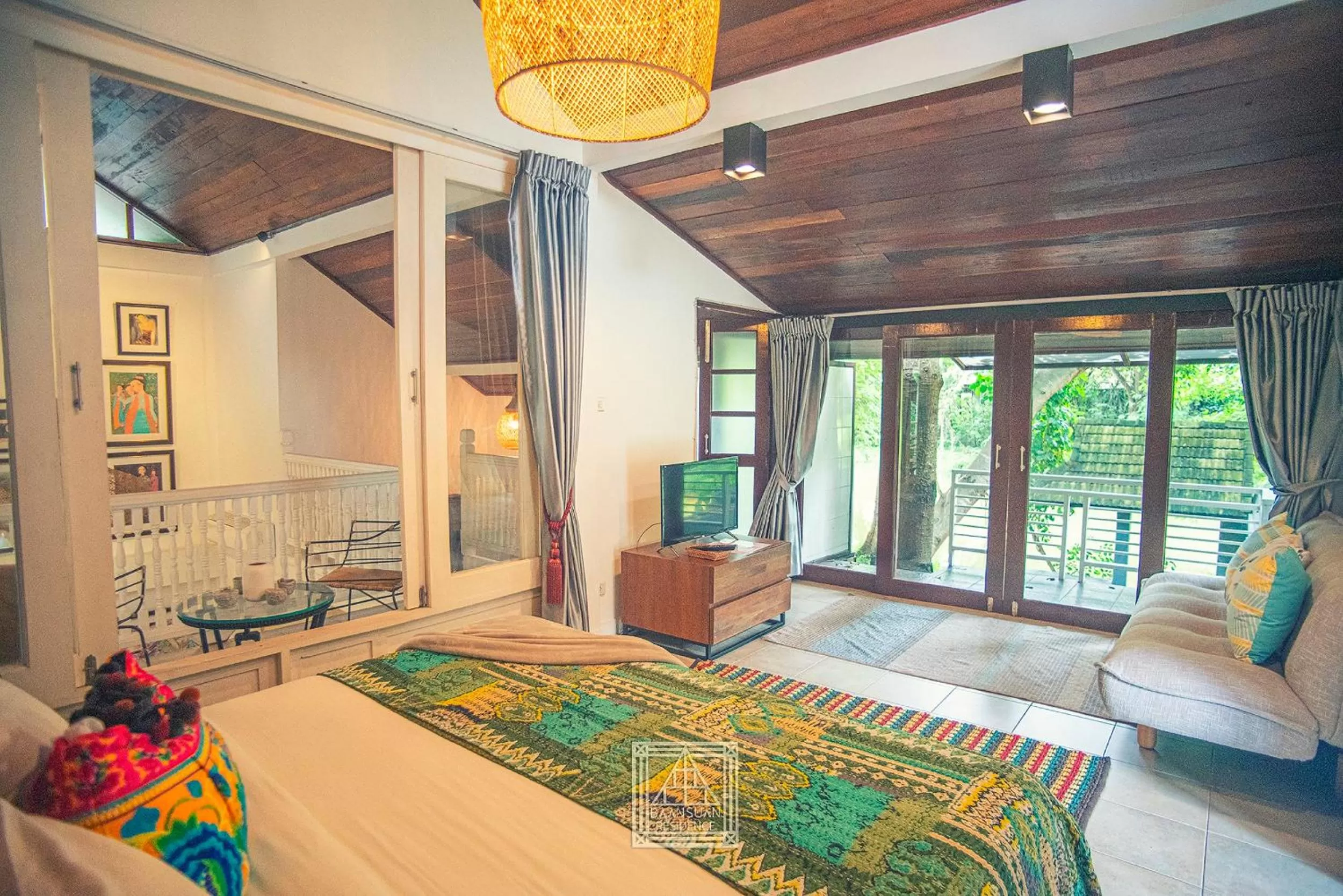 Bedroom, Bed in Baan Suan Residence เฮือนพักบ้านสวน
