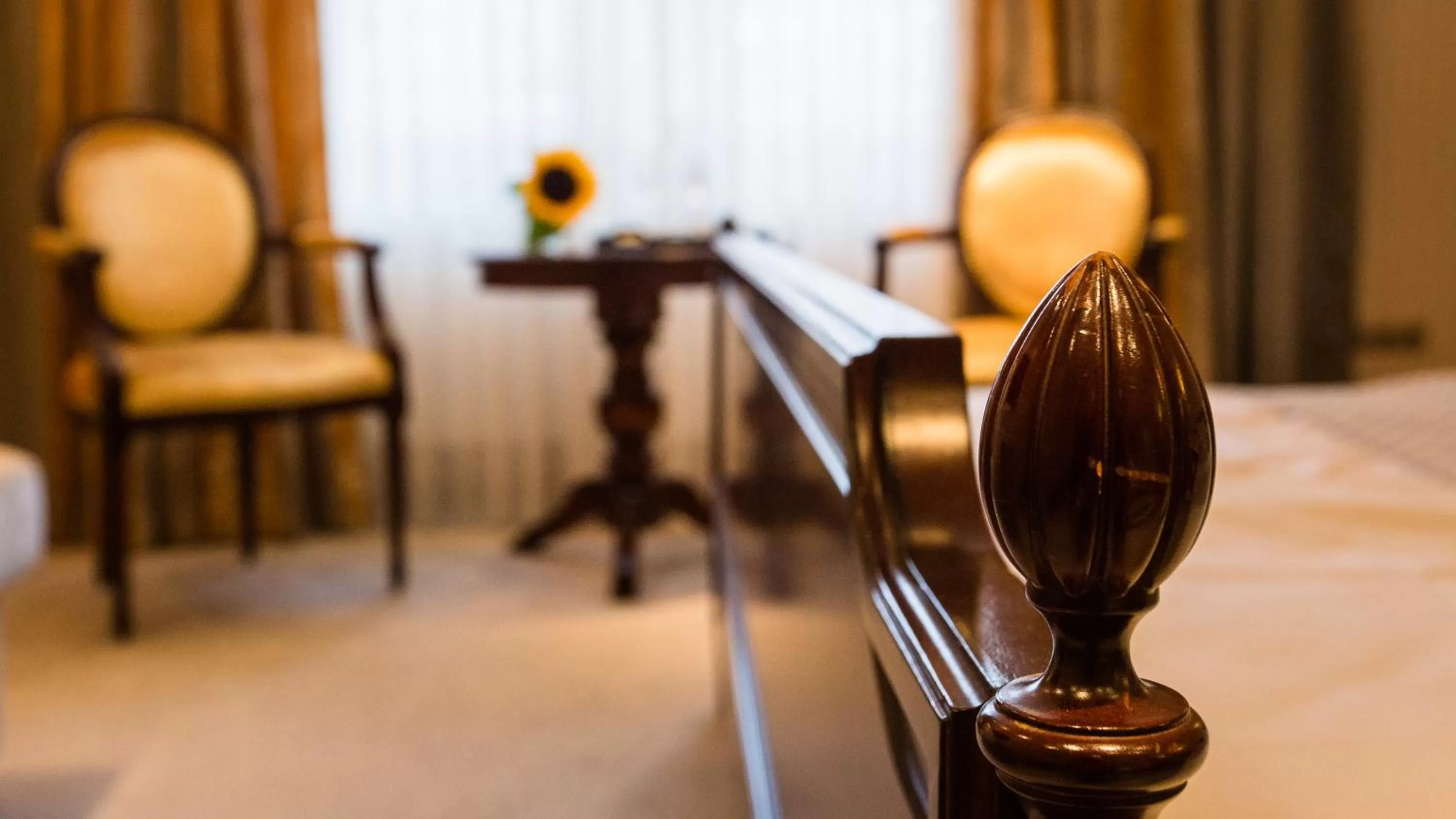 Bed in Romantik Hotel Markusturm