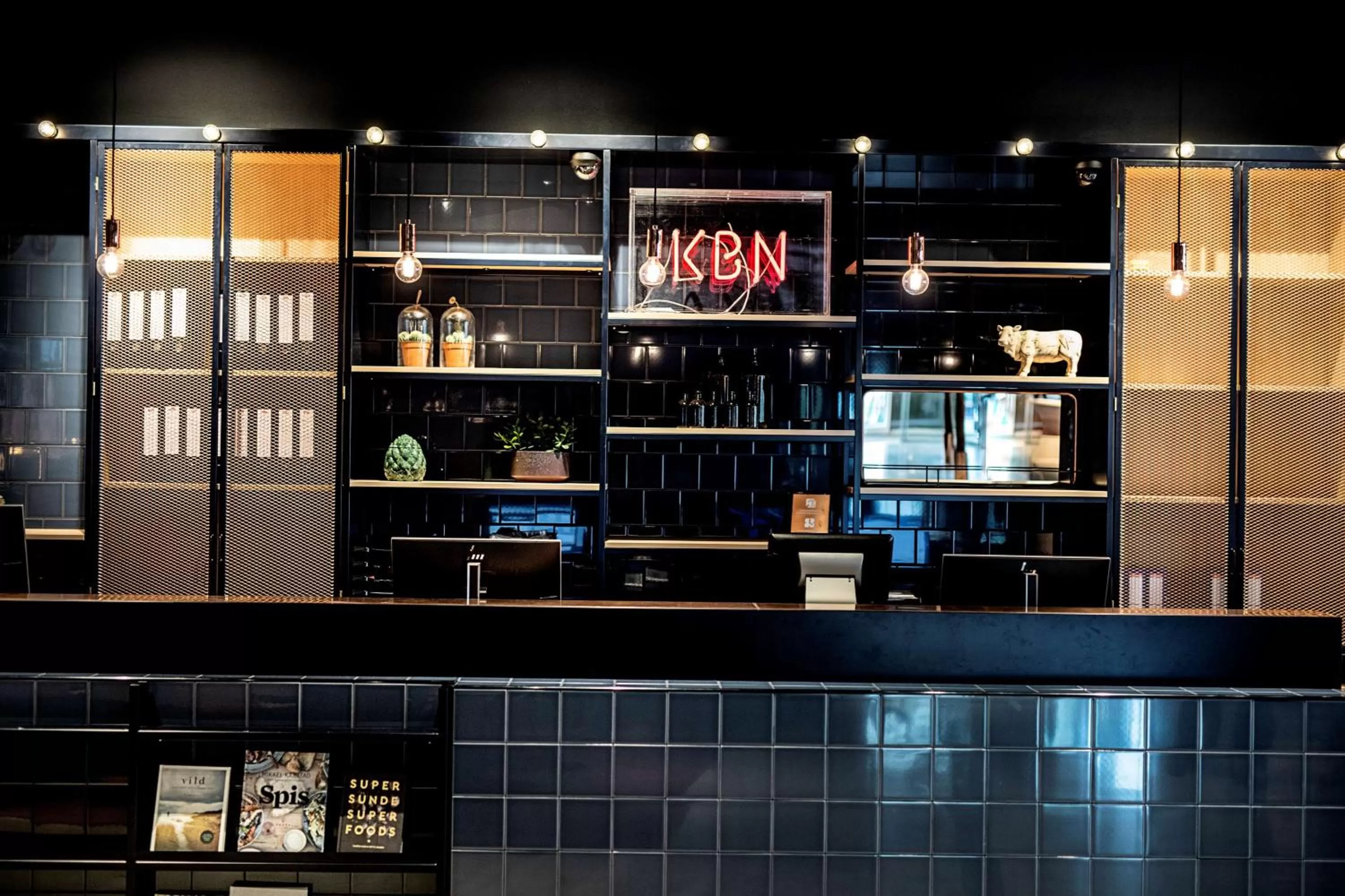 Lobby or reception in Scandic Kødbyen