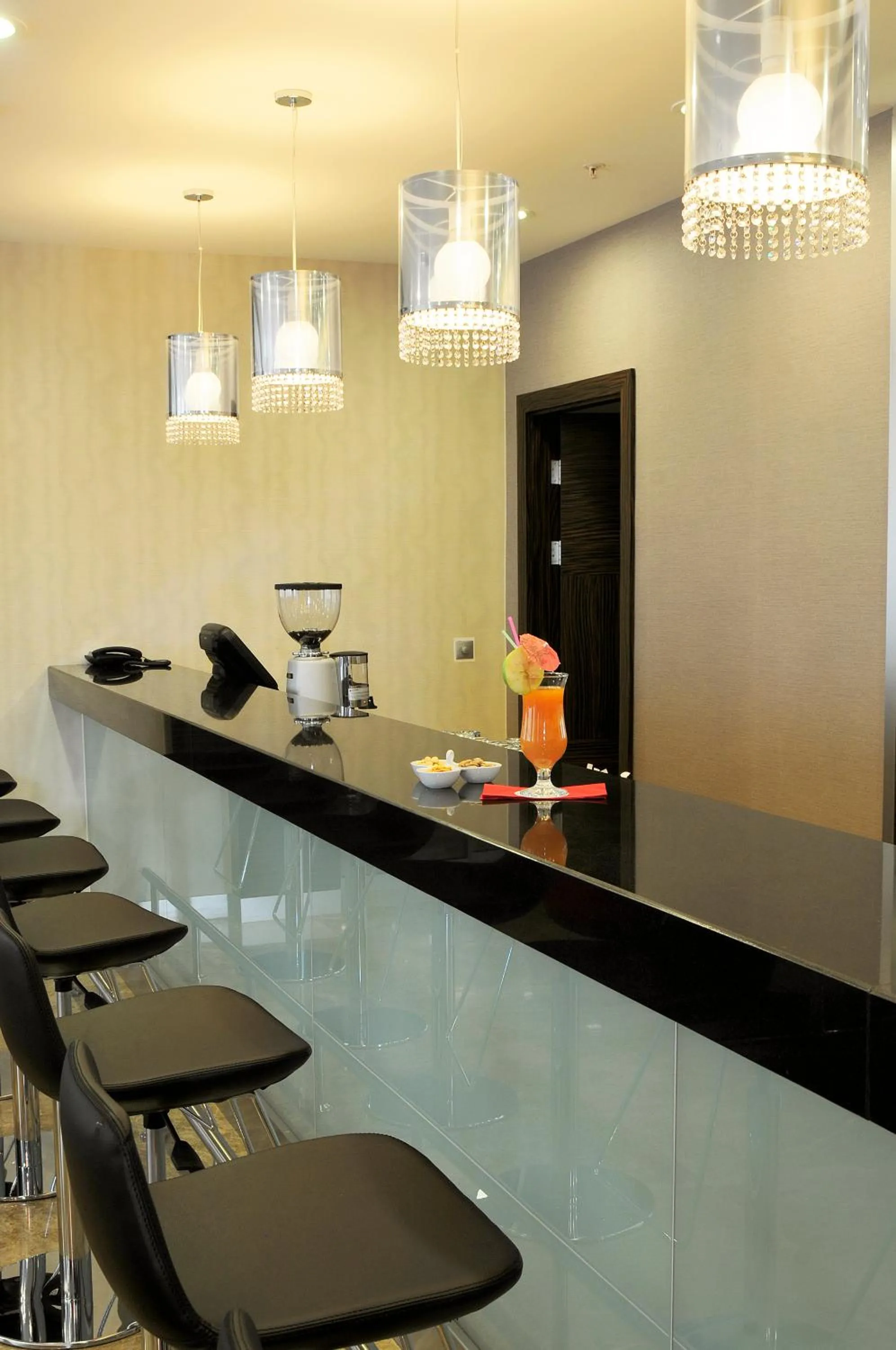 Lobby or reception in Demora Hotel