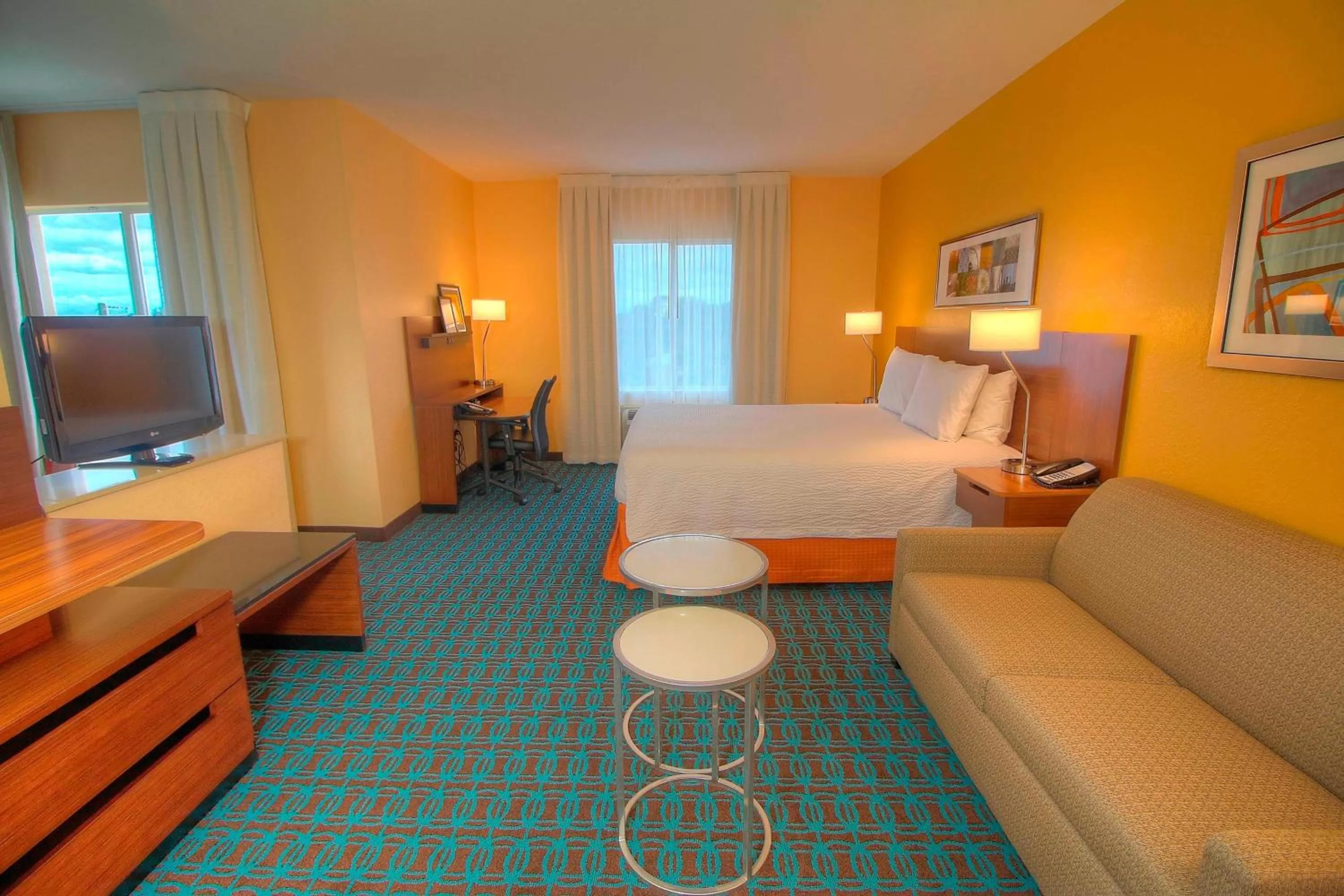 Corner Suite with King Bed in Fairfield Inn & Suites By Marriott Jupiter