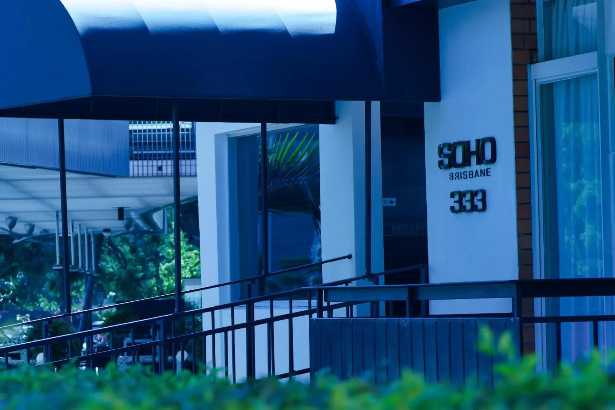 Facade/entrance in Soho Brisbane Facade/entrance in Soho Brisbane