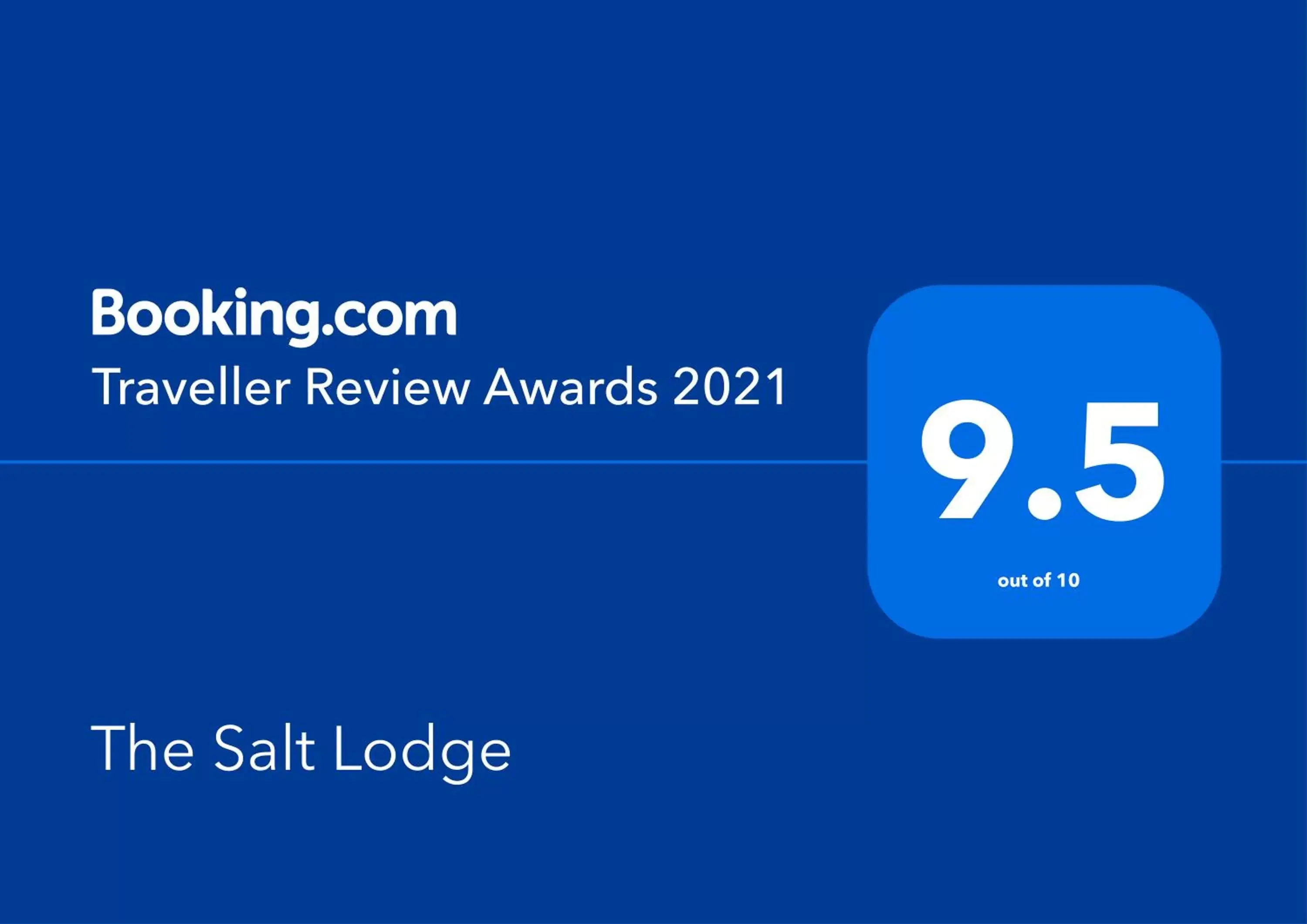 Certificate/Award, Logo/Certificate/Sign/Award in The Salt Lodge