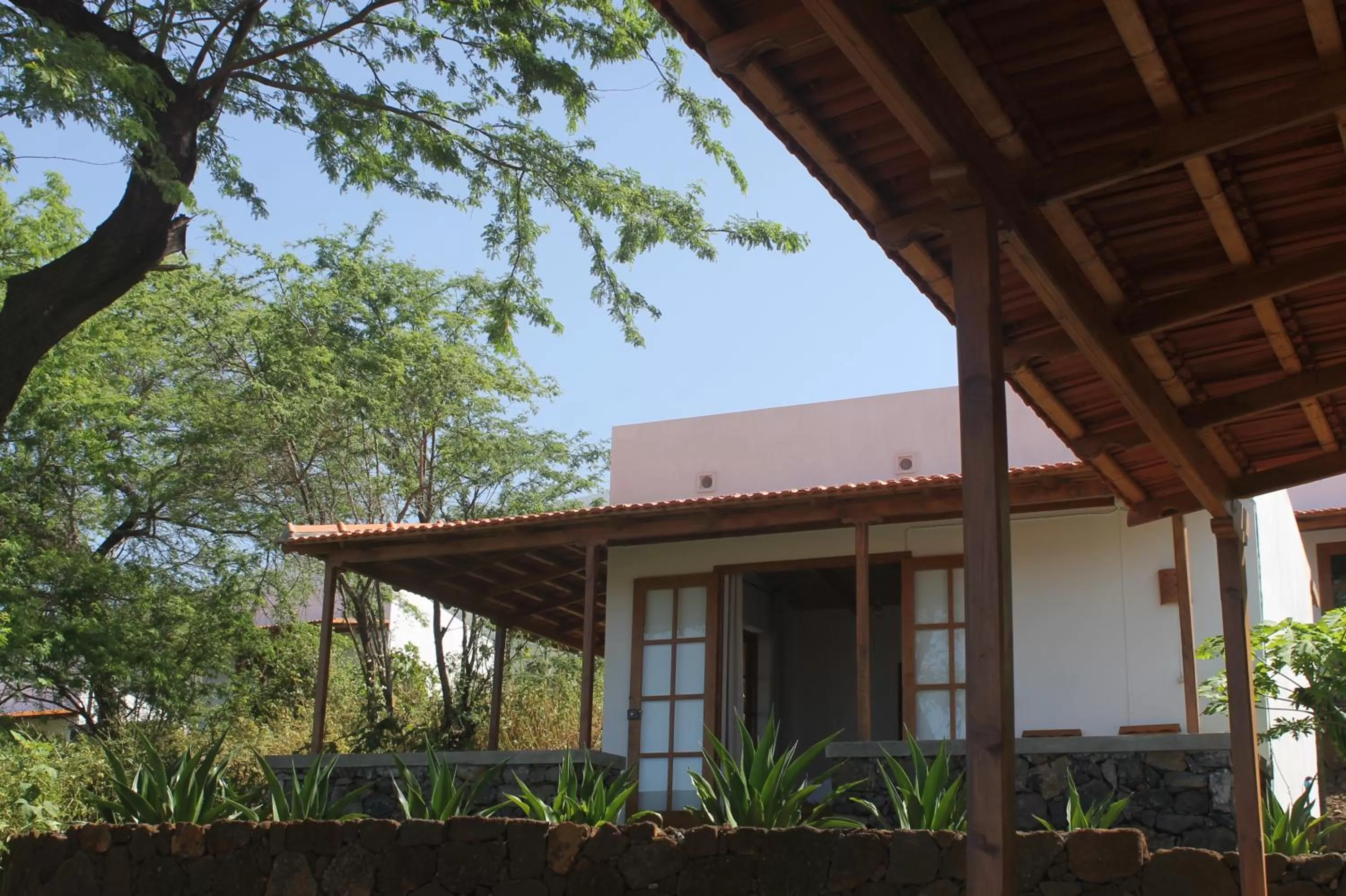 Garden in La Fora Ecolodge
