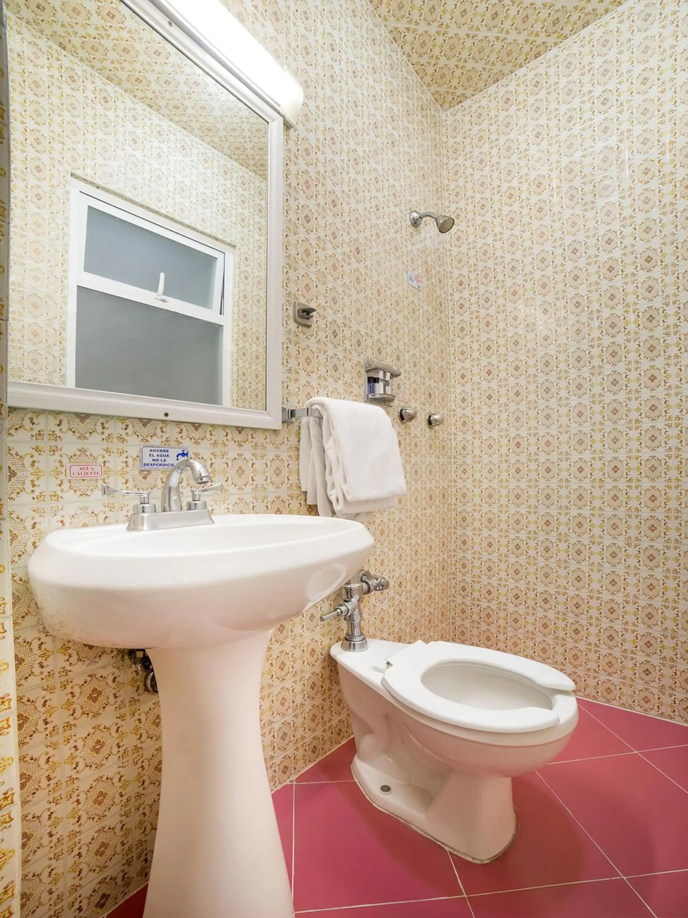 Bathroom in Hotel Monarca