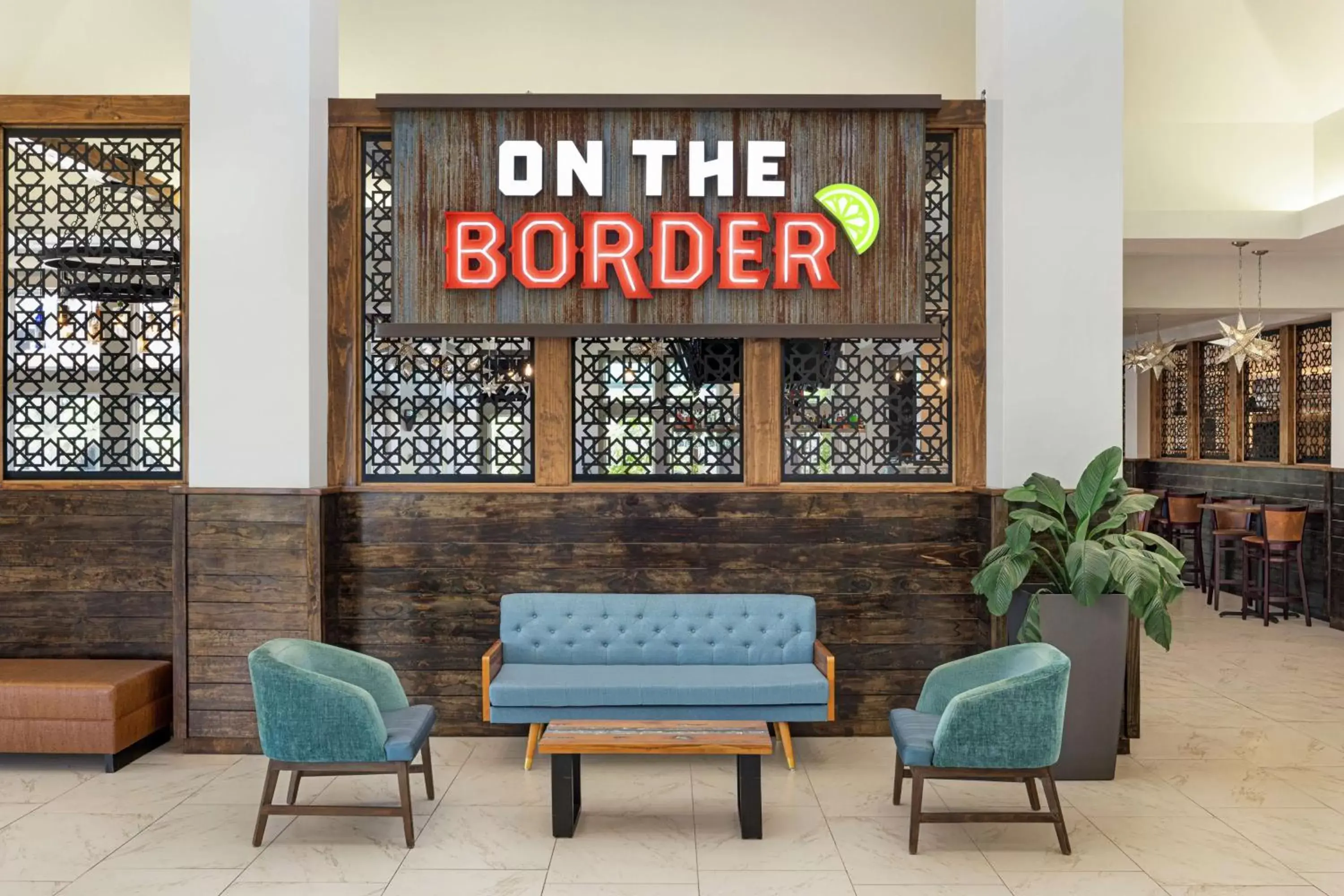 Lounge or bar in Hilton Garden Inn South Padre Island Beachfront Lounge or bar in Hilton Garden Inn South Padre Island Beachfront