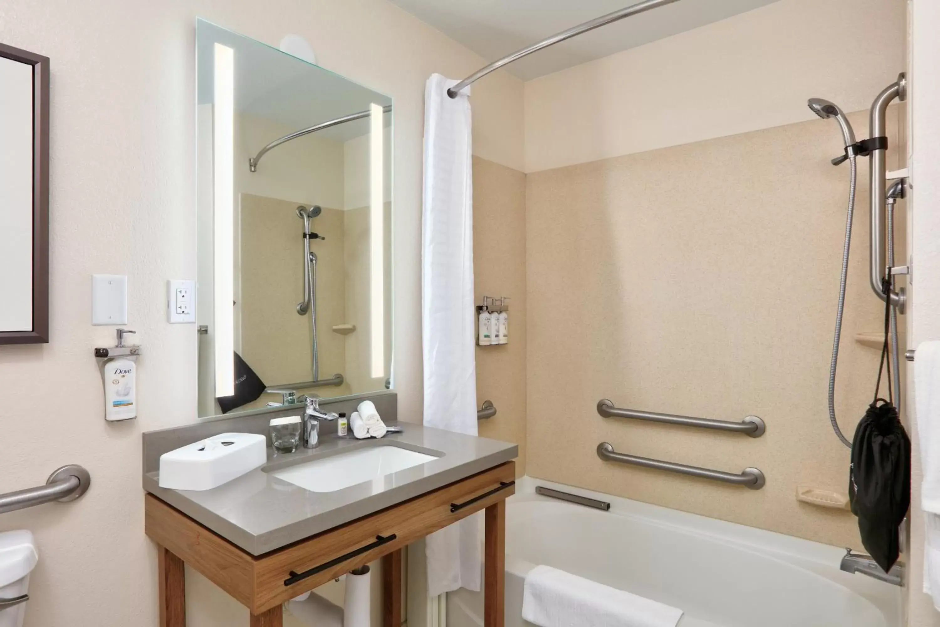 Bathroom in Candlewood Suites Idaho Falls, an IHG Hotel