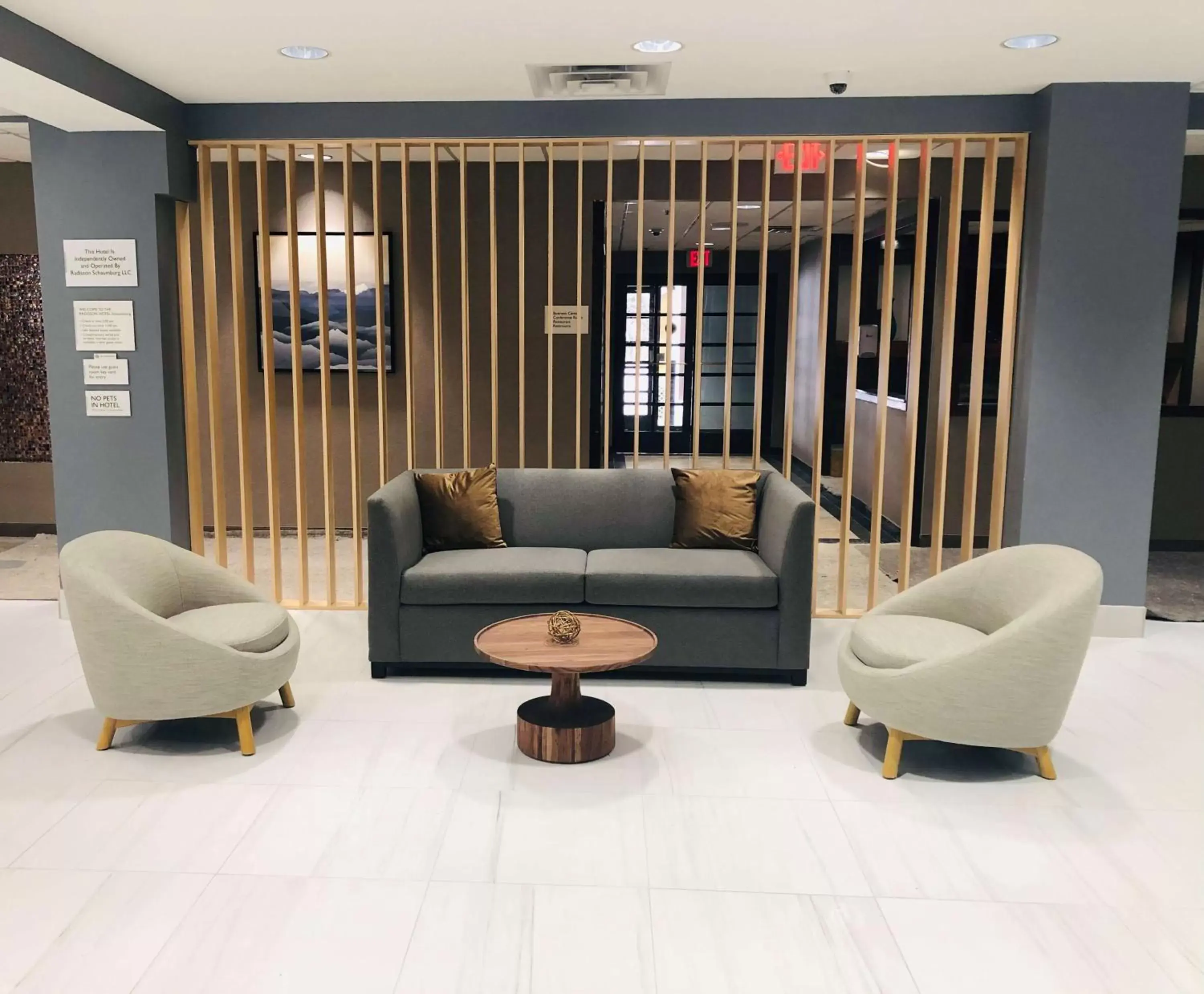 Lobby or reception, Seating Area in Radisson Hotel Schaumburg