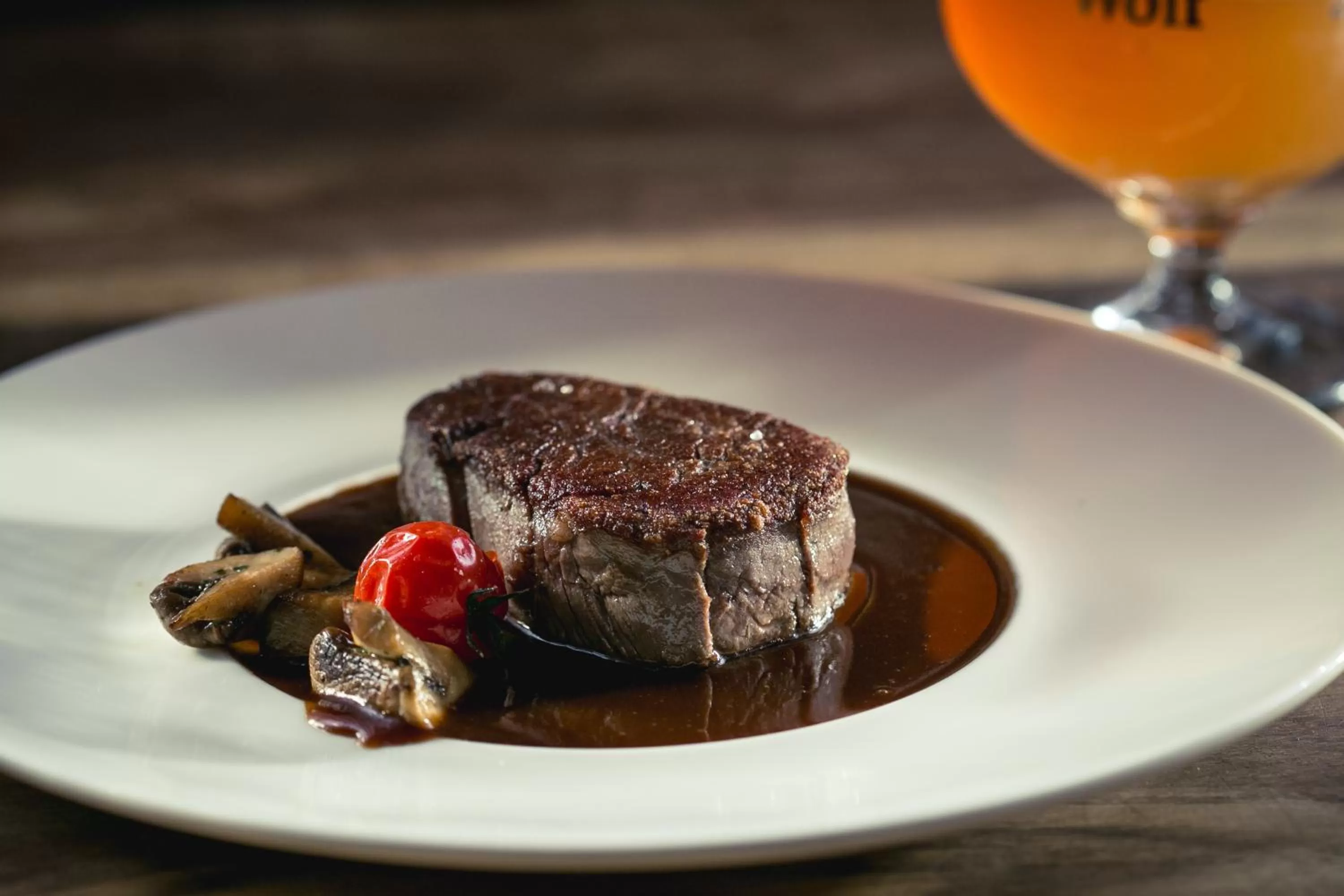 Food close-up in Hotel Restaurant De Wolfsberg