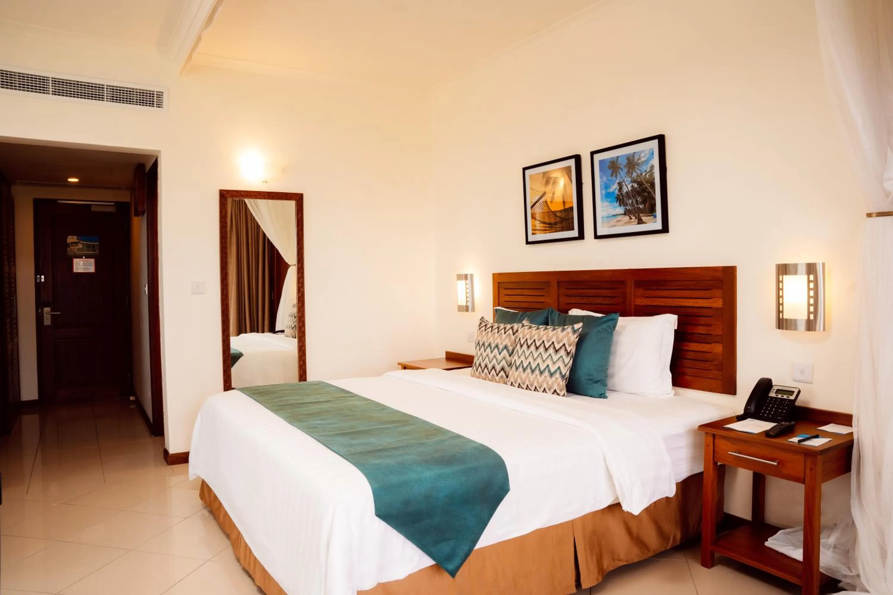 Bed in White Sands Hotel