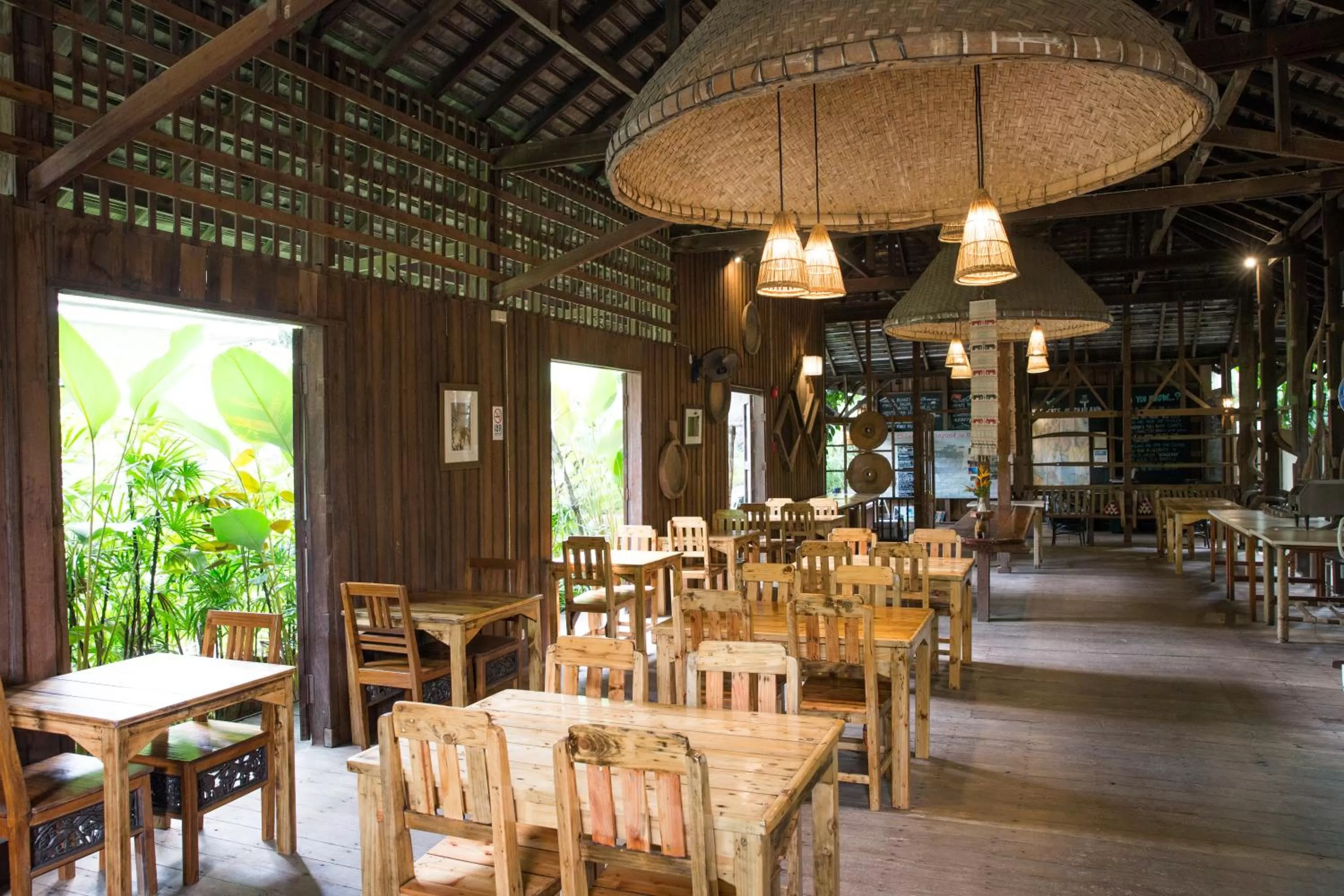 Dining area in Eco Resort Chiang Mai