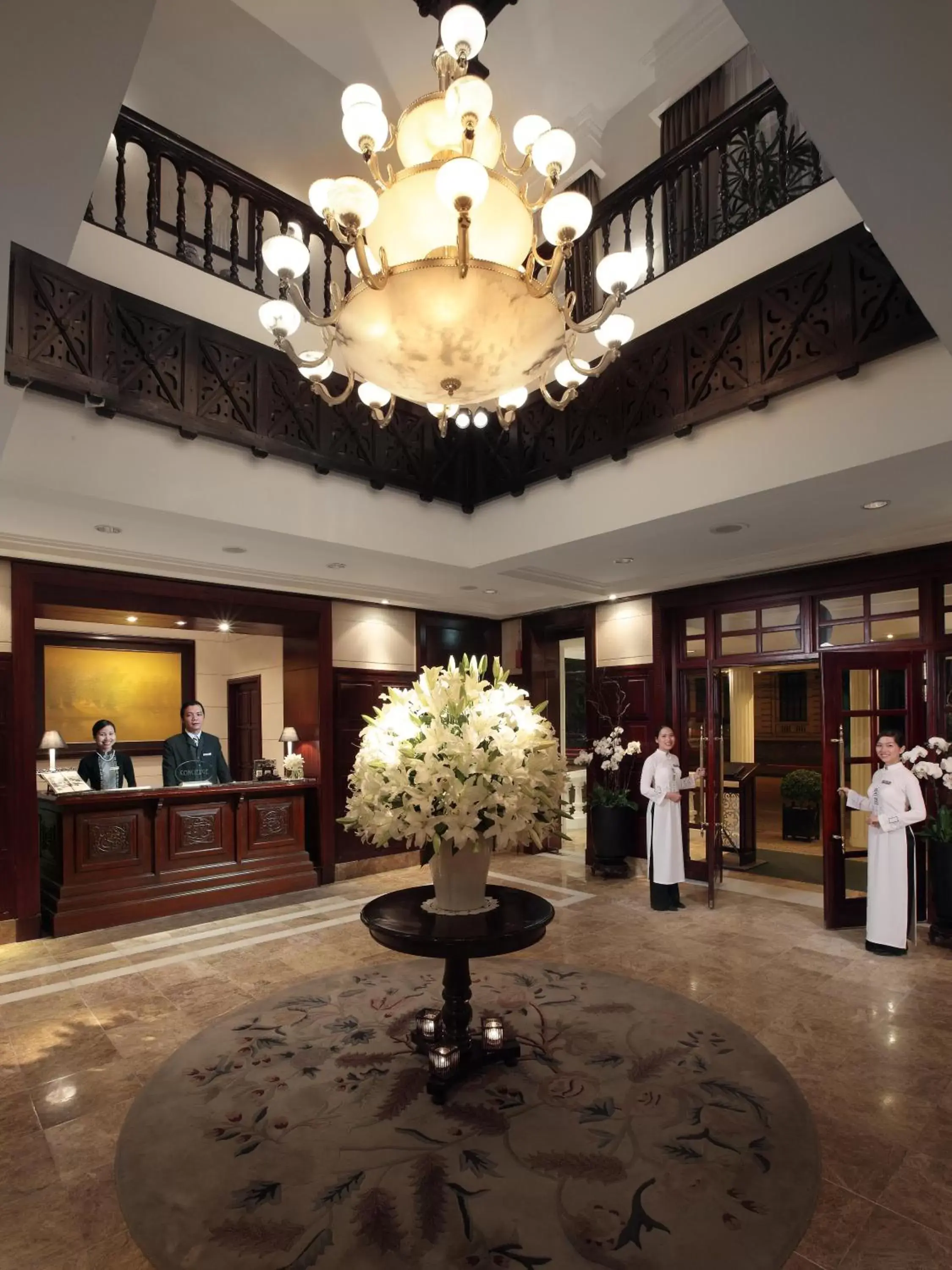 Lobby or reception in Sofitel Legend Metropole Hanoi