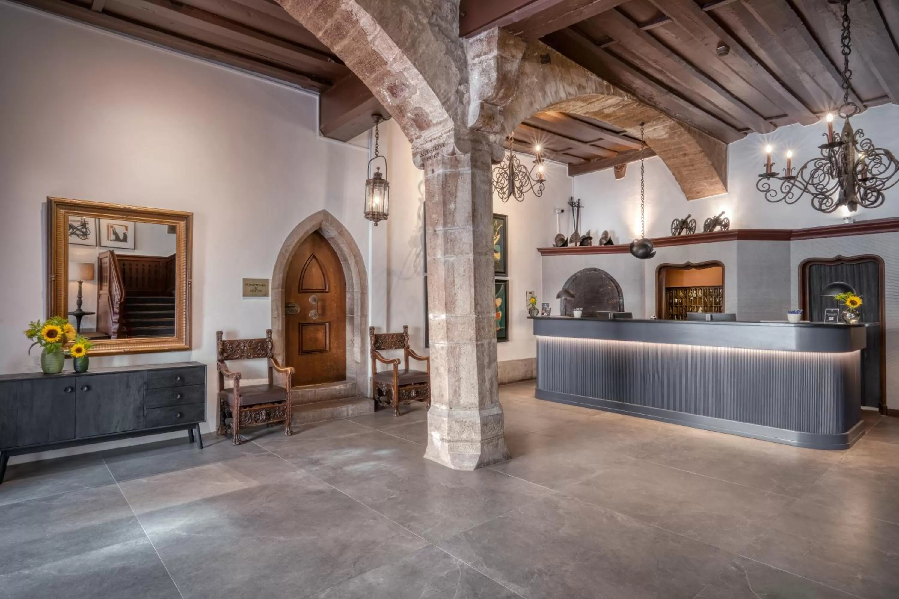 Lobby or reception in Hotel Eisenhut