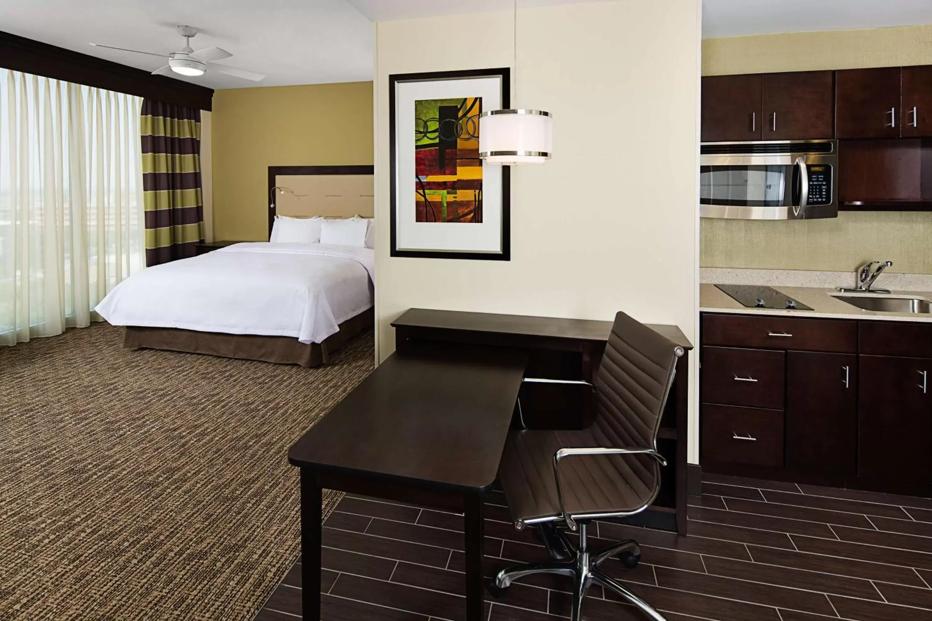 Bedroom in Homewood Suites Dallas Downtown