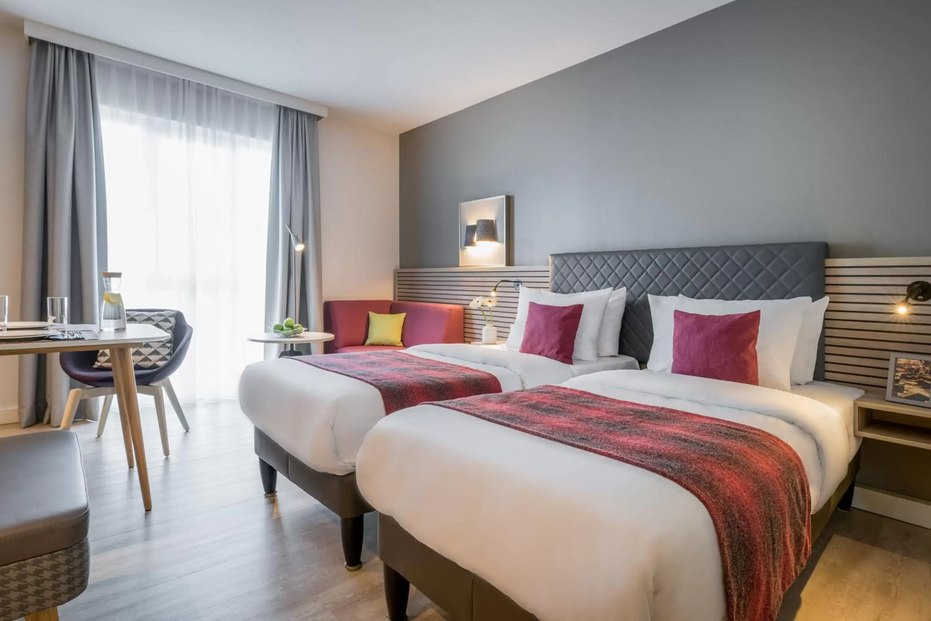 Bedroom, Bed in Citadines Arnulfpark Munich Bedroom, Bed in Citadines Arnulfpark Munich