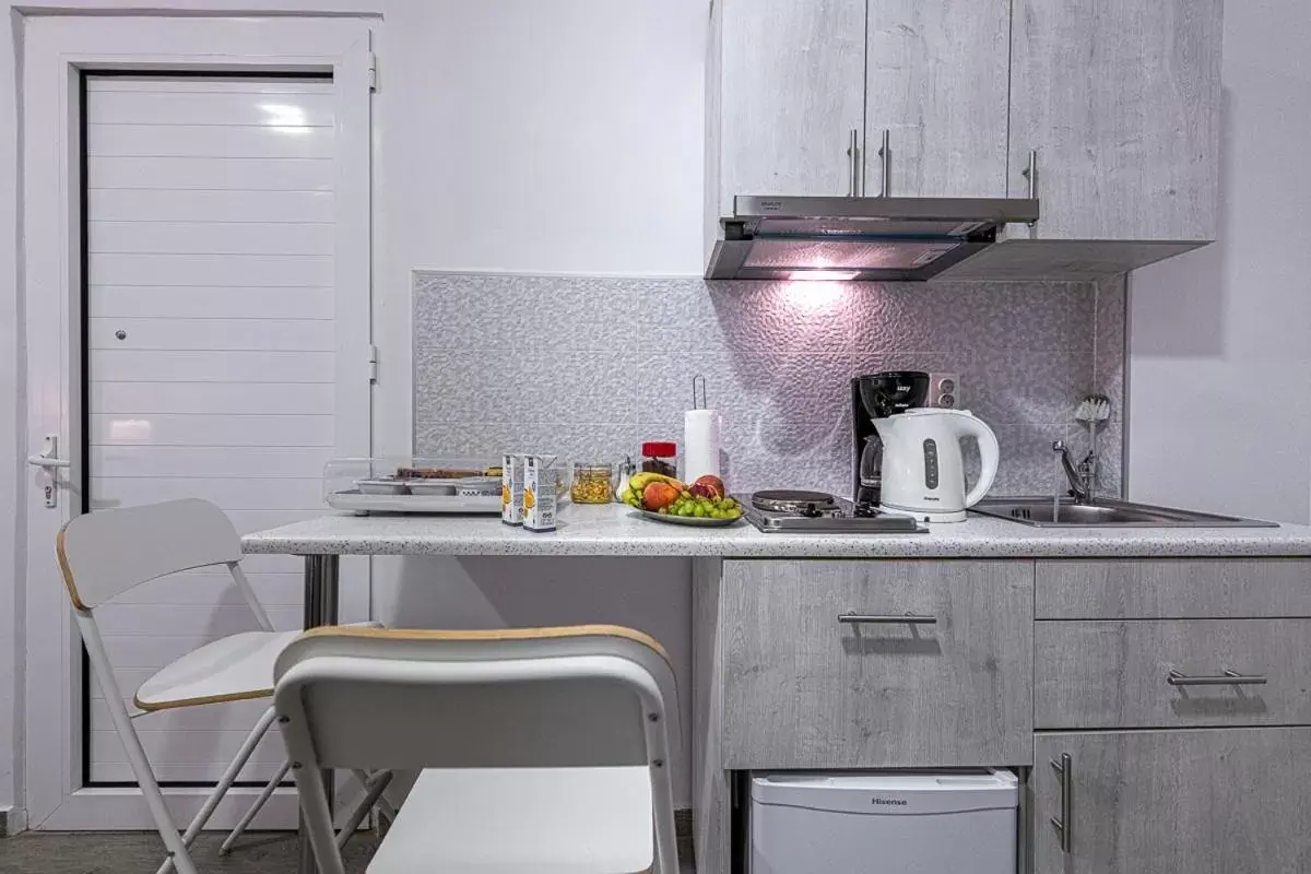 Kitchen or kitchenette, Kitchen/Kitchenette in Comfort Stay Airport Studios - FREE shuttle from the Athens airport