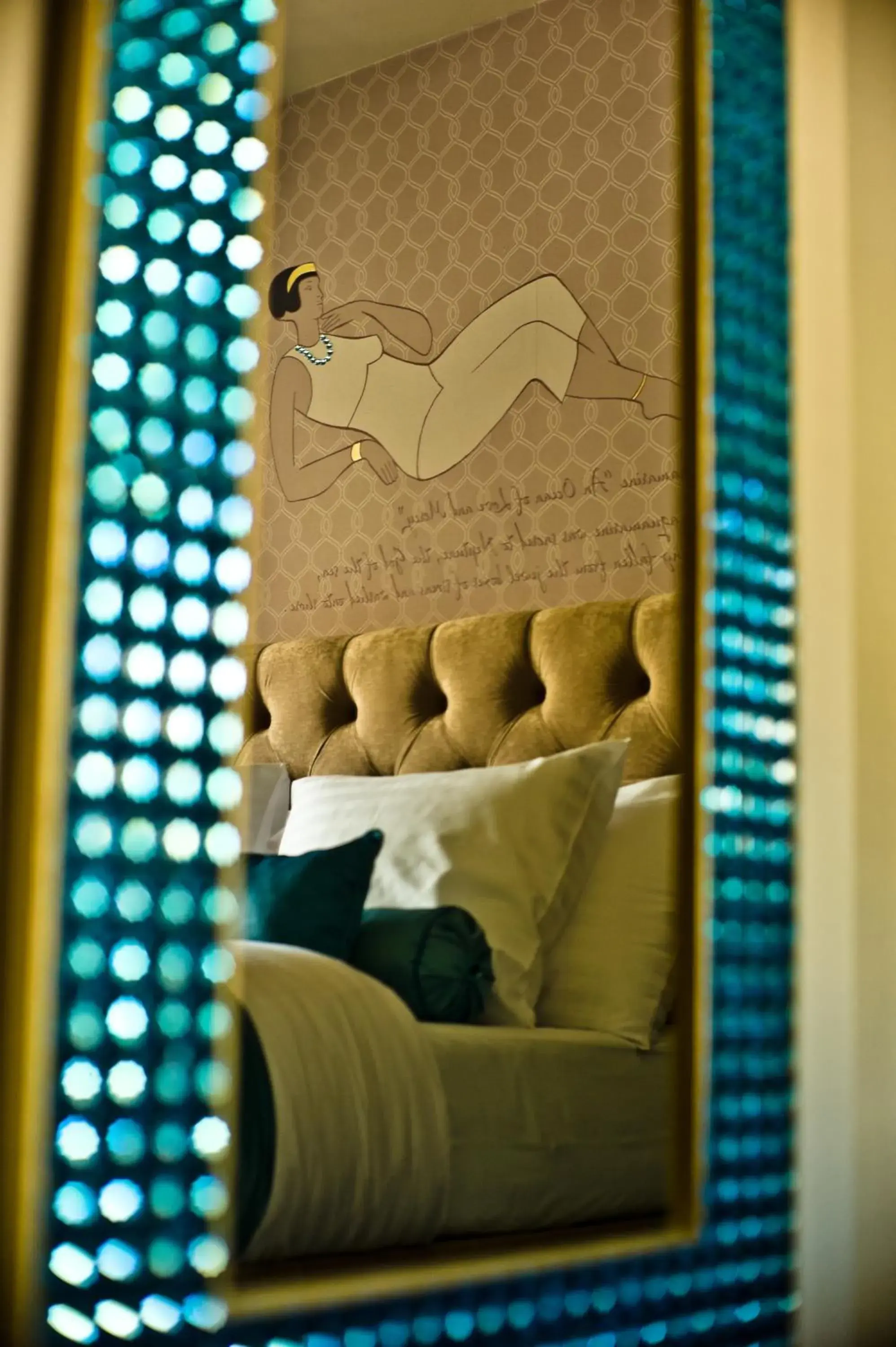 Decorative detail in Design Hotel Jewel Prague