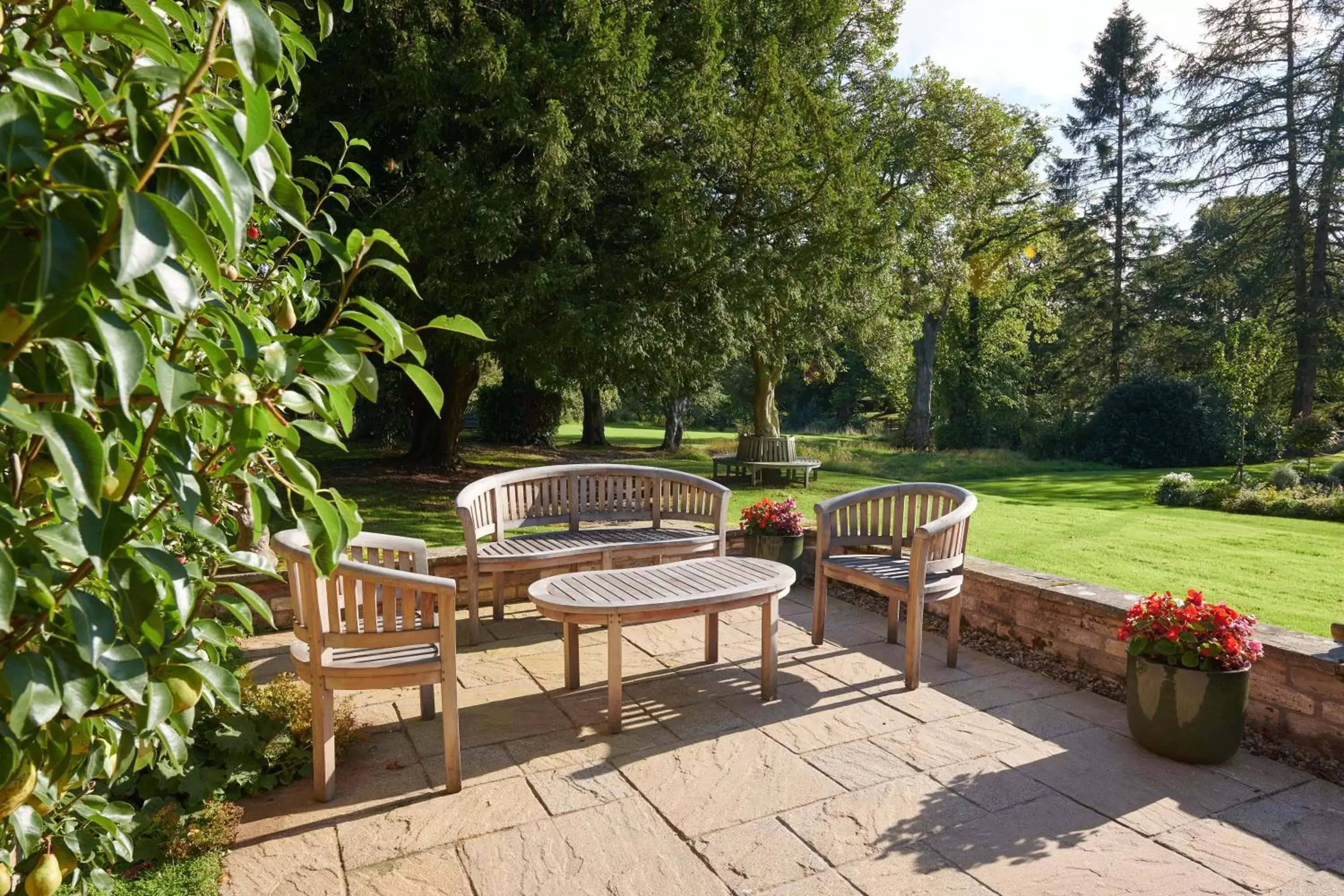 Garden in Farlam Hall Hotel & Restaurant