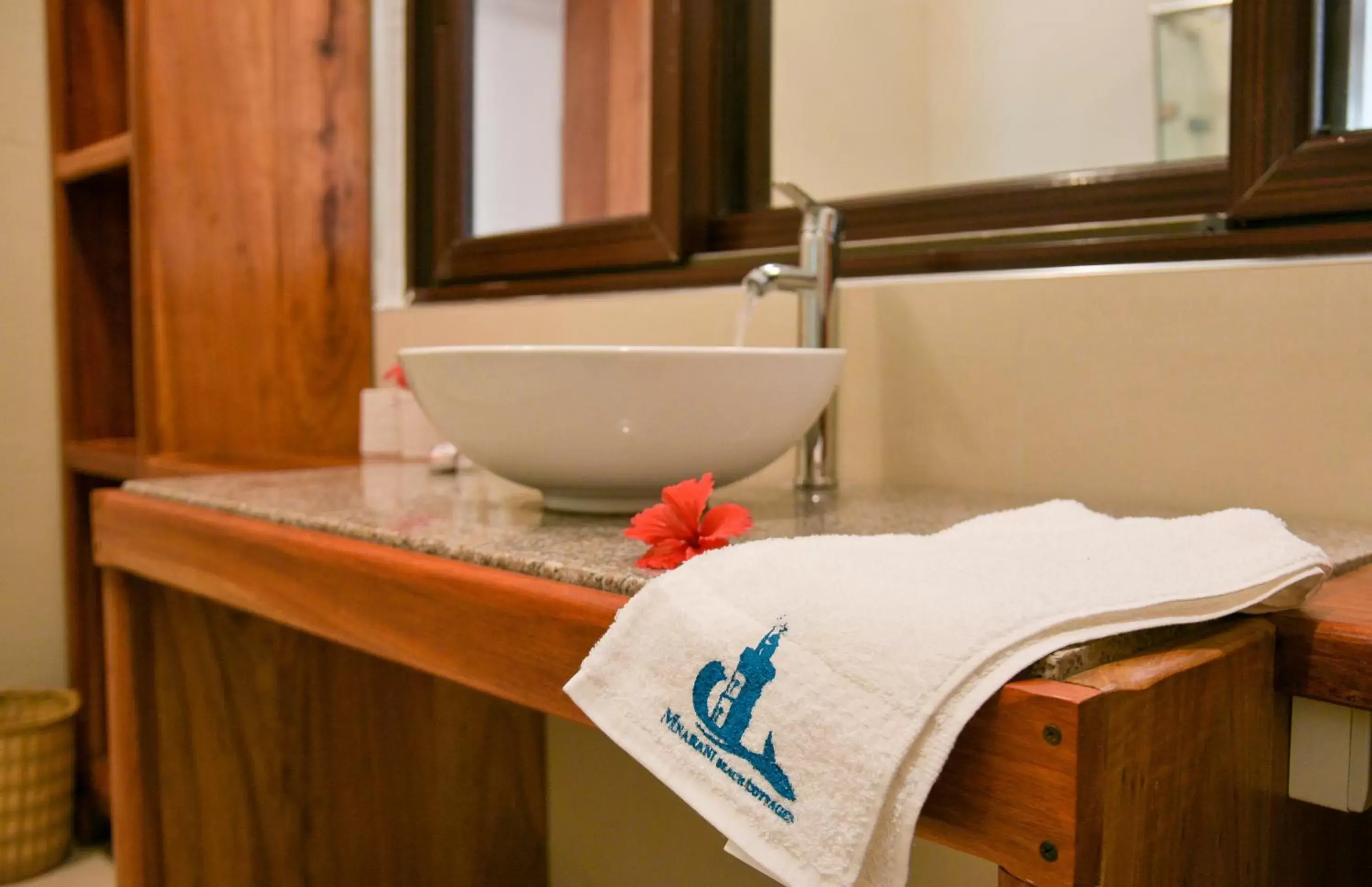 Bathroom in Mnarani Beach Cottages