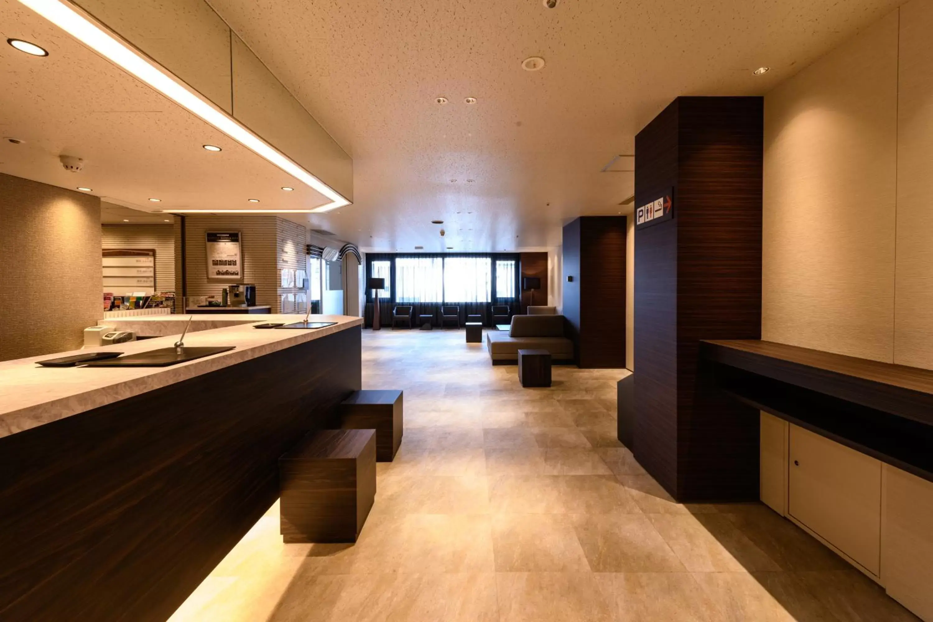 Lobby or reception, Lobby/Reception in Hotel Sunroute Sapporo