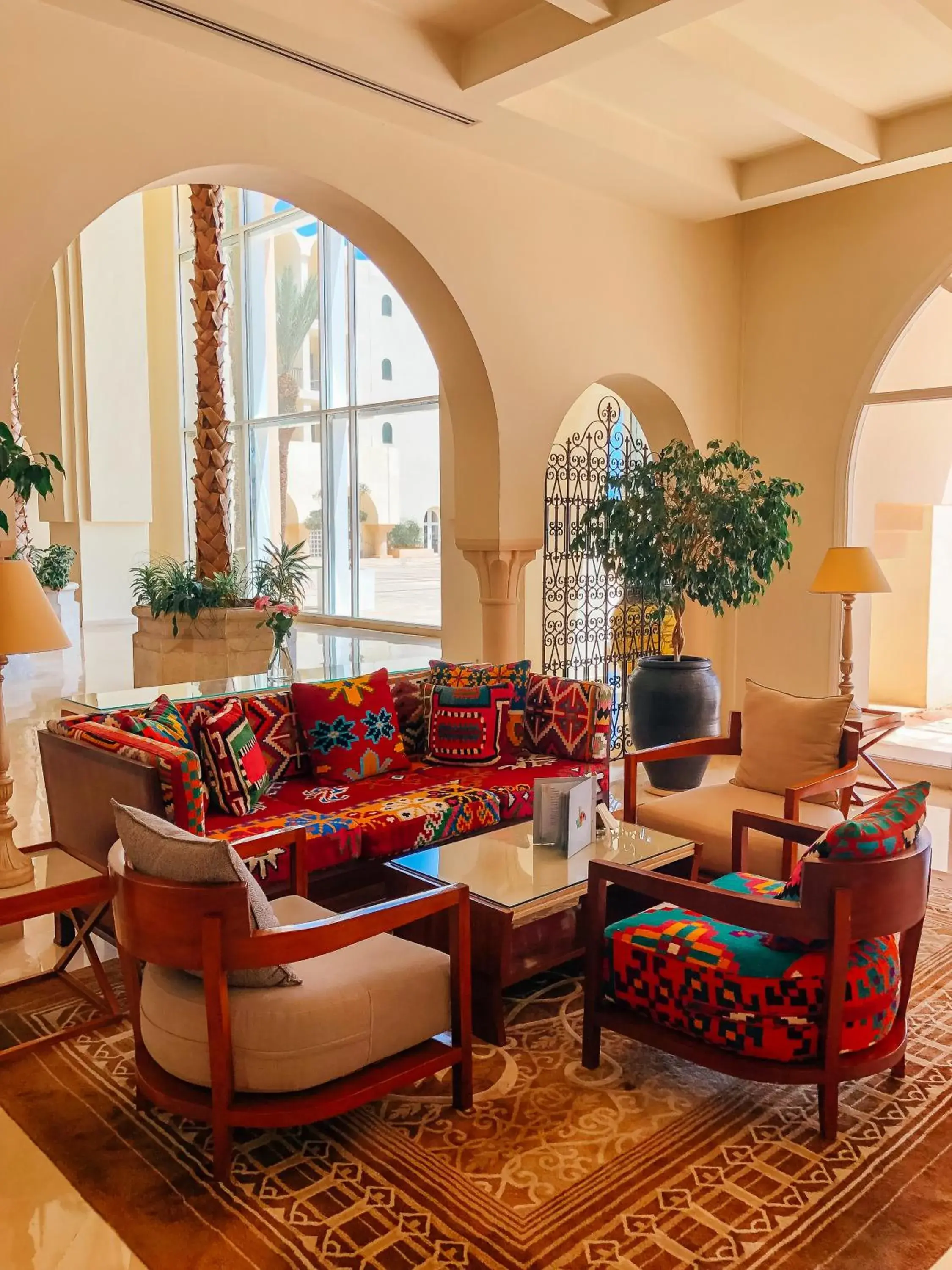 Living room in The Residence Tunis