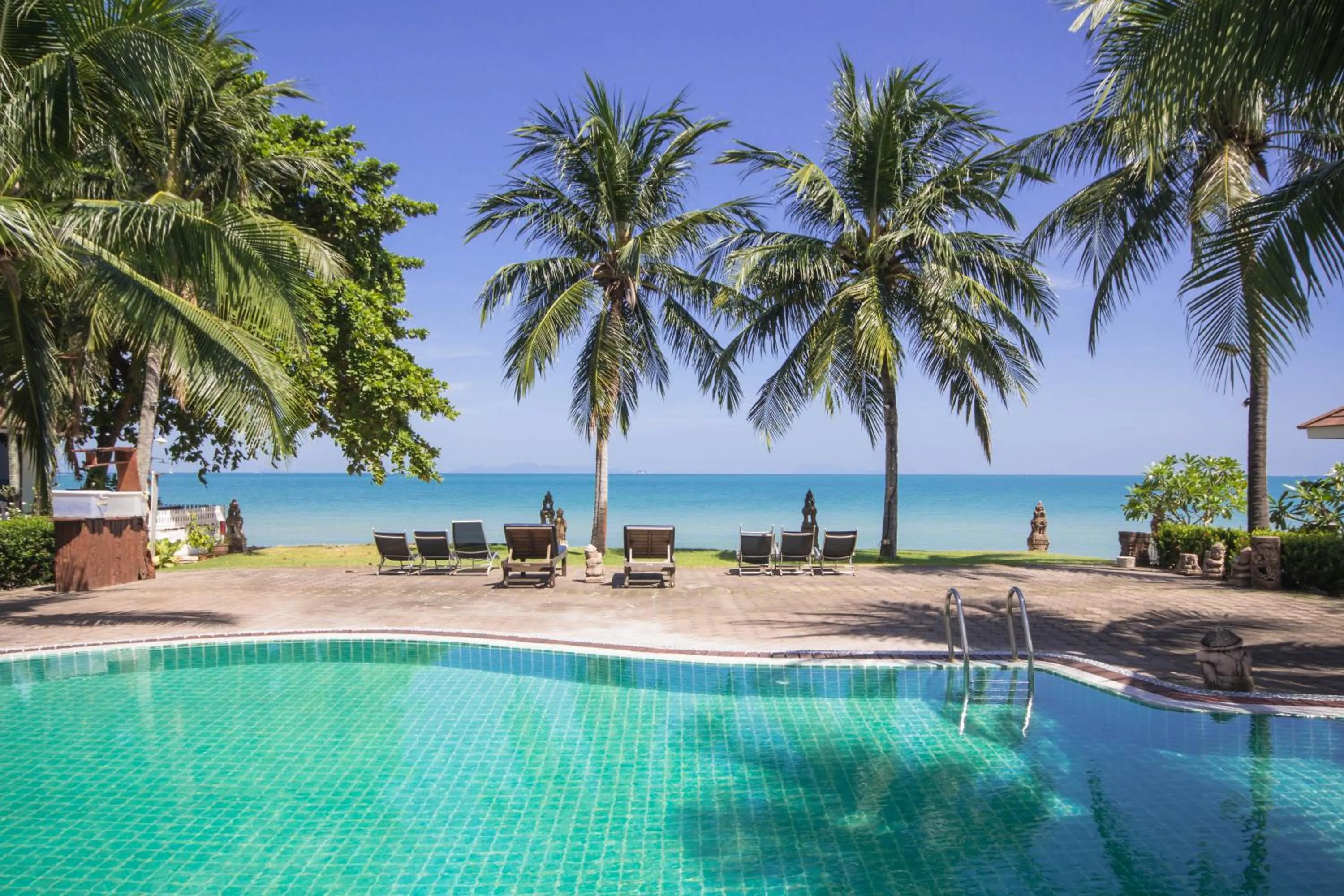 Pool view in Rajapruek Samui Resort - SHA Plus