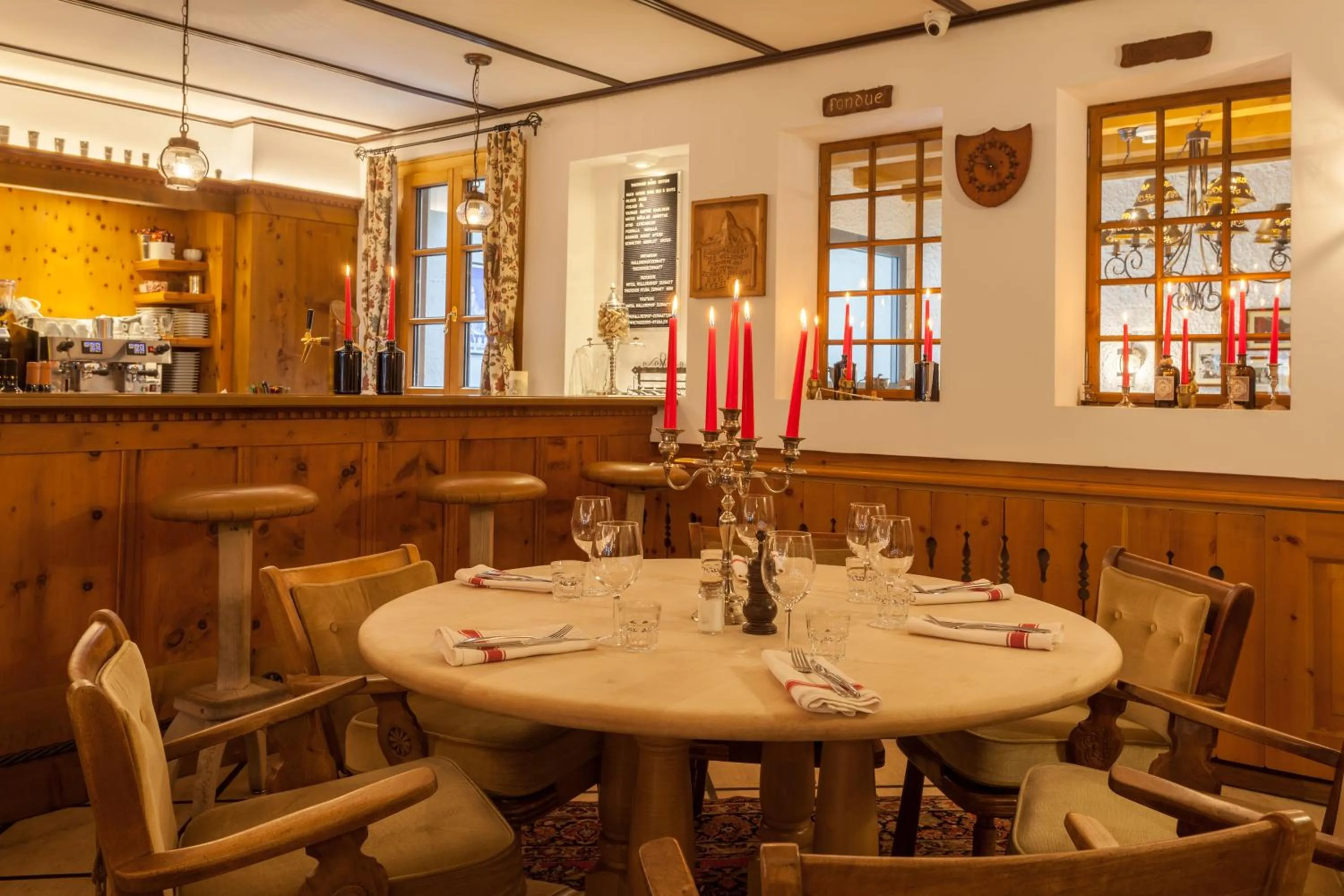 Restaurant/places to eat in Hotel Walliserhof Zermatt