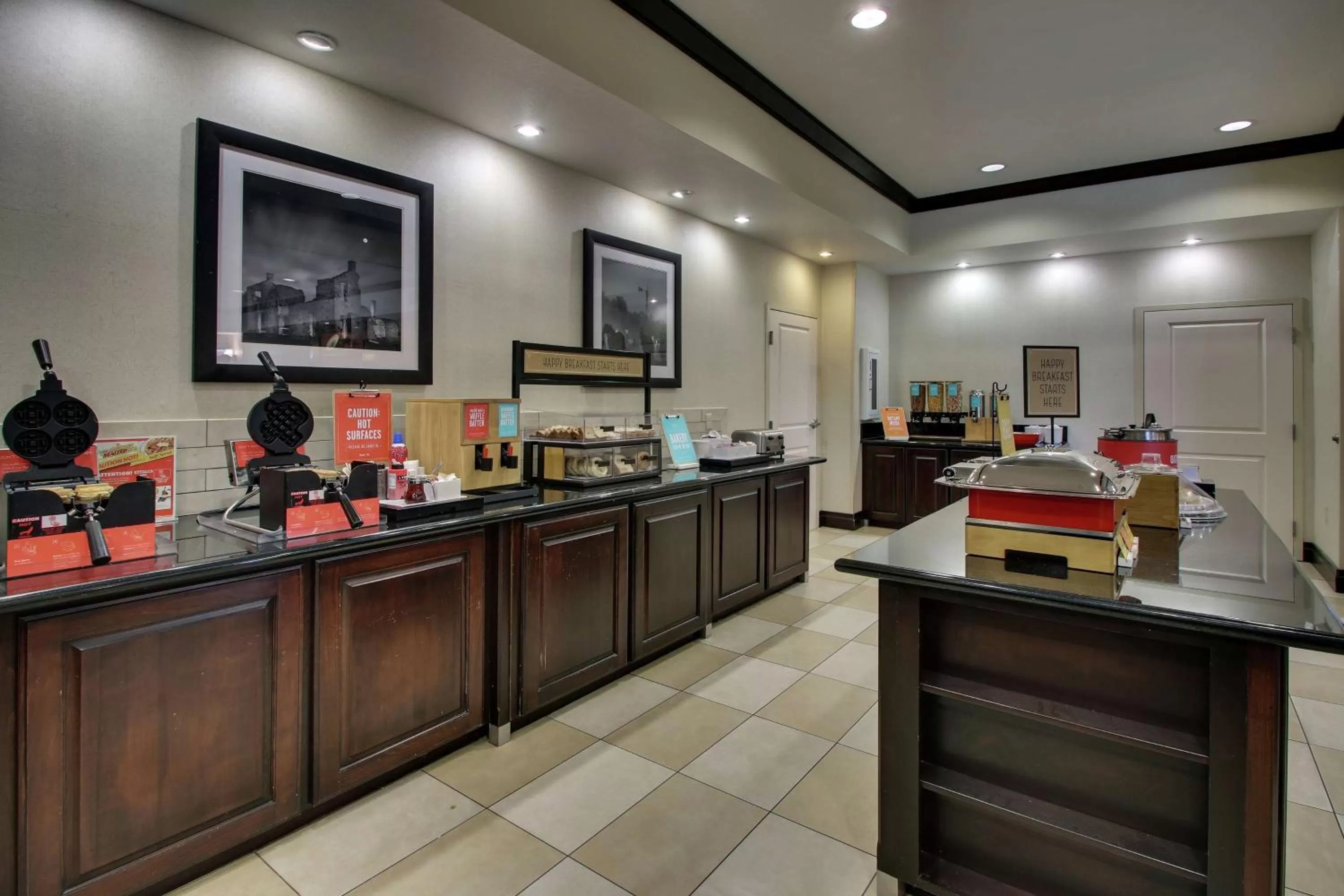 Breakfast in Hampton Inn Vernon