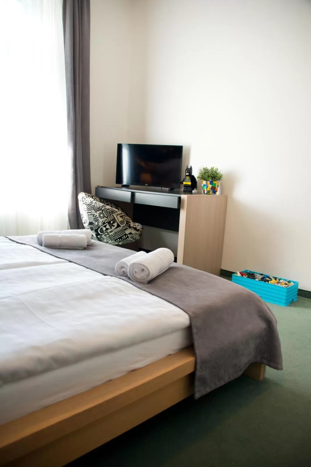 Bed in Hotel a Museum of Bricks