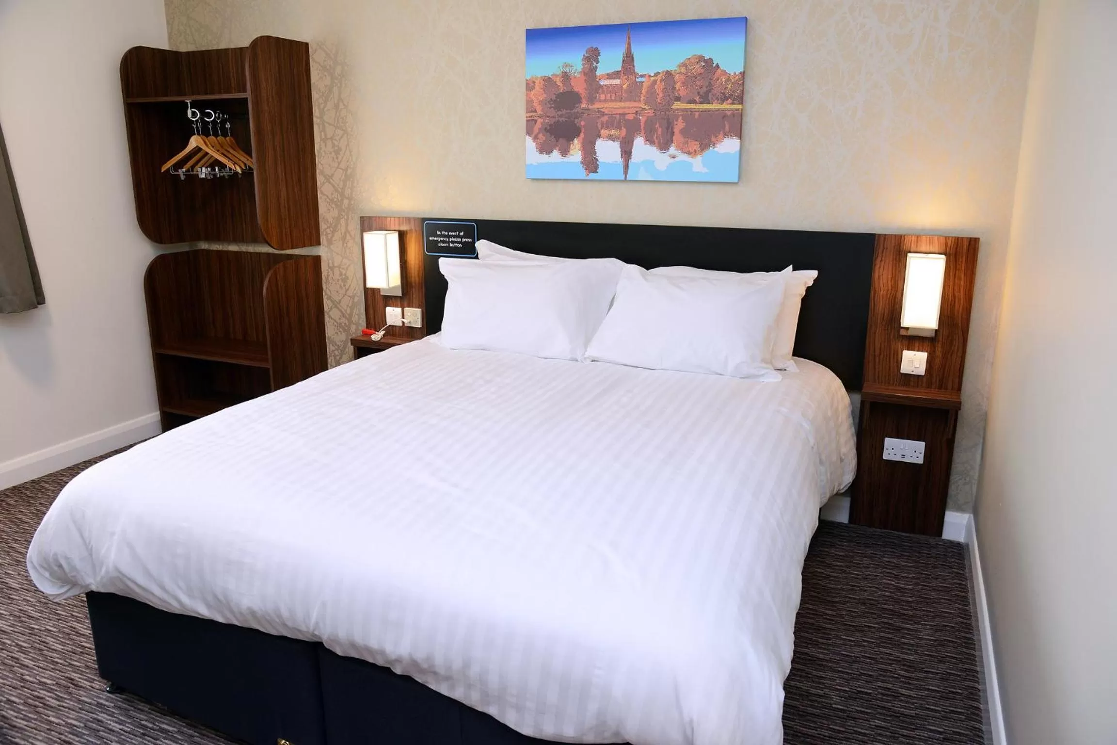 Bedroom, Bed in Lock Keeper, Worksop by Marston's Inns