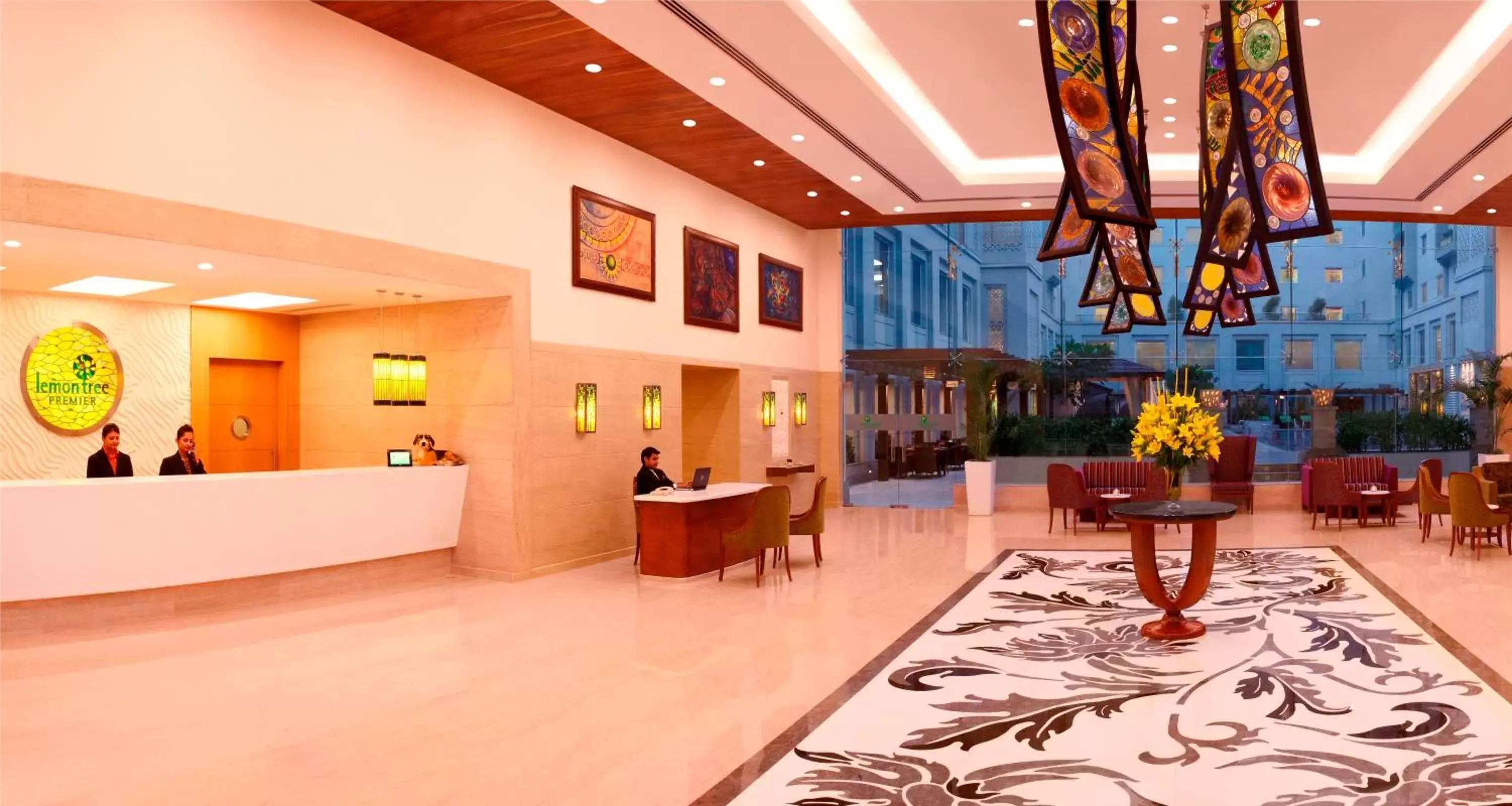 Lobby or reception in Lemon Tree Premier, Delhi Airport