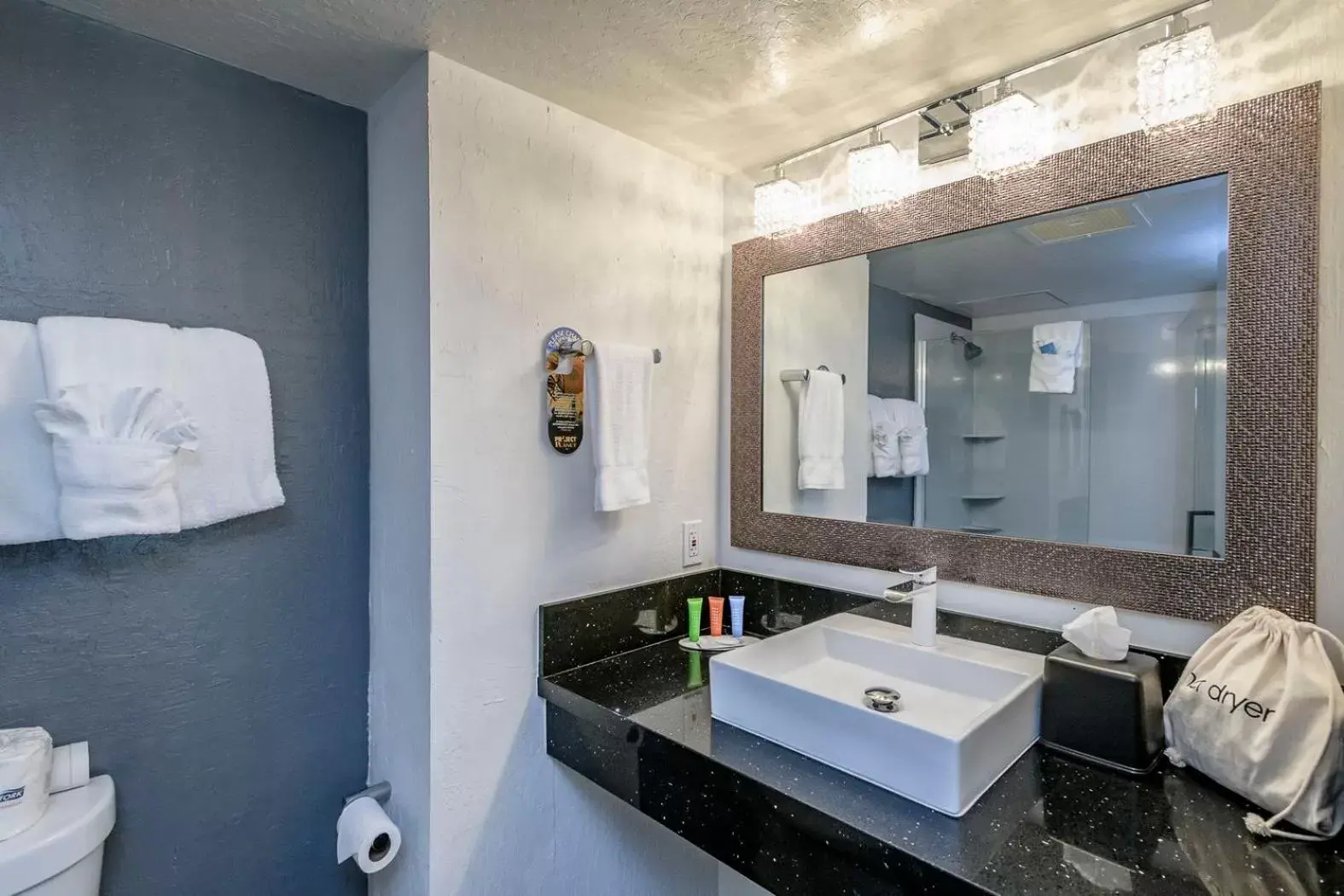 Bathroom in Lions Gate Hotel