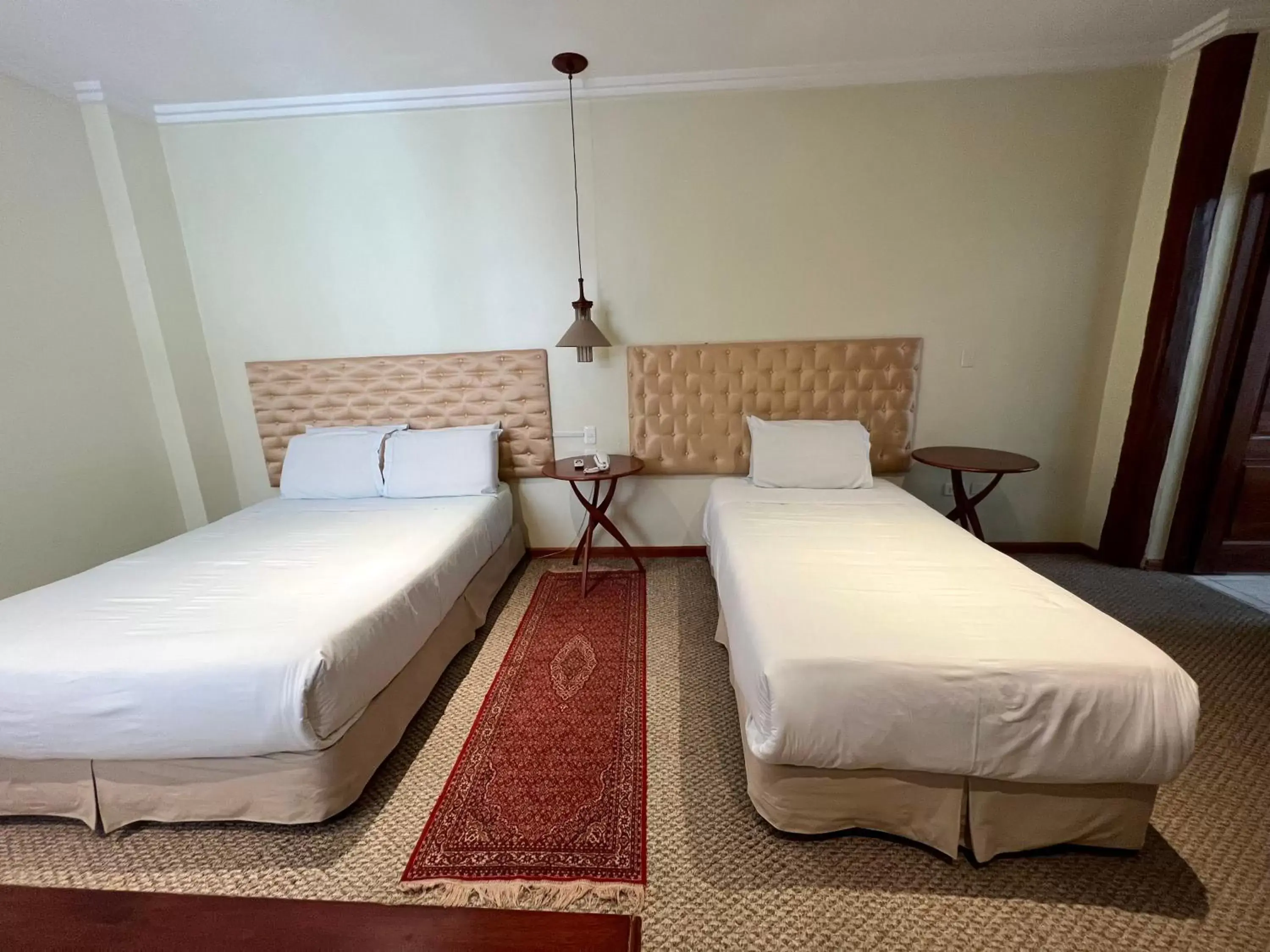 Bed in Hotel Carvallo