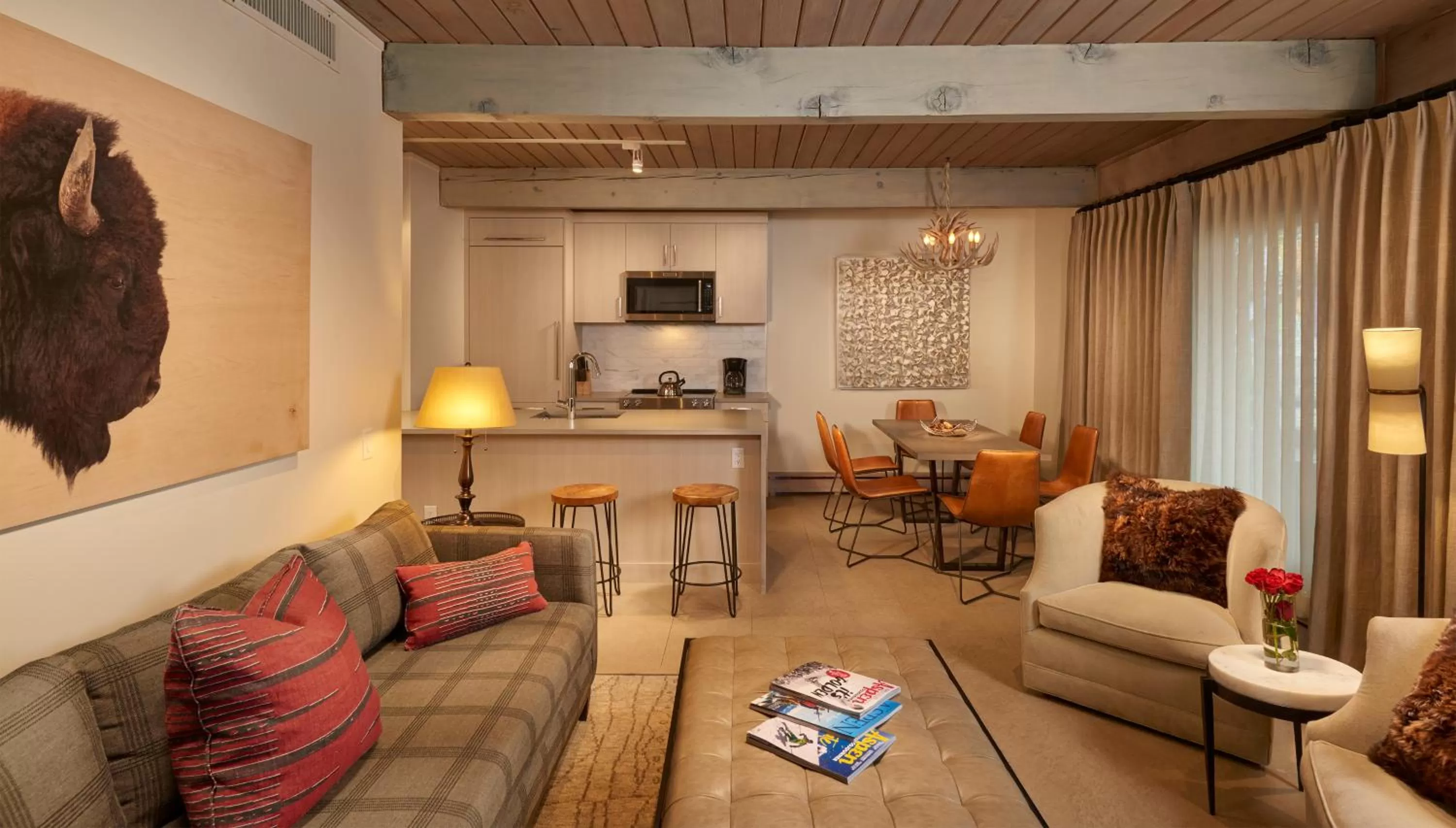 Kitchen or kitchenette in Aspen Square Condominium Hotel