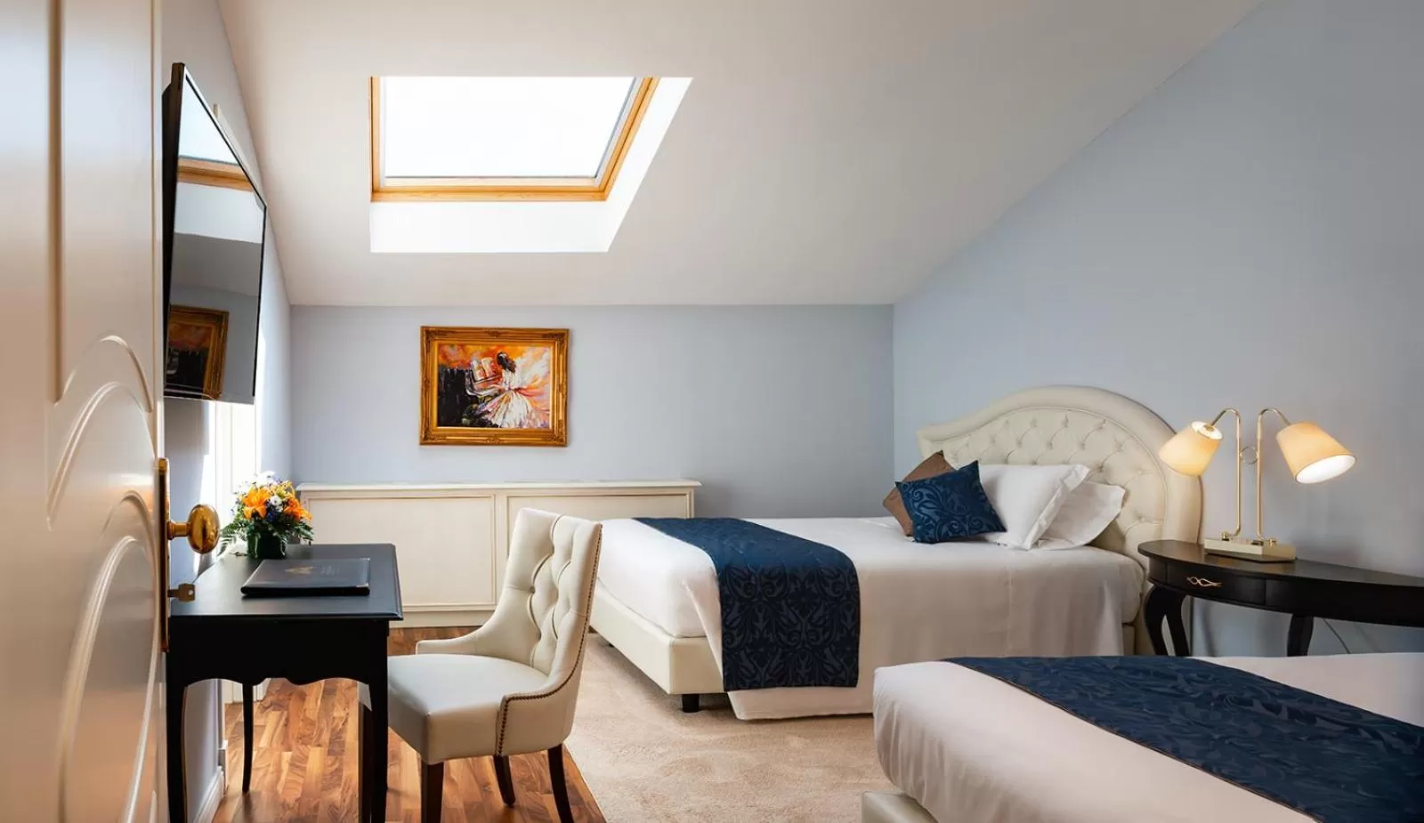 Bed in Grand Hotel Salsomaggiore