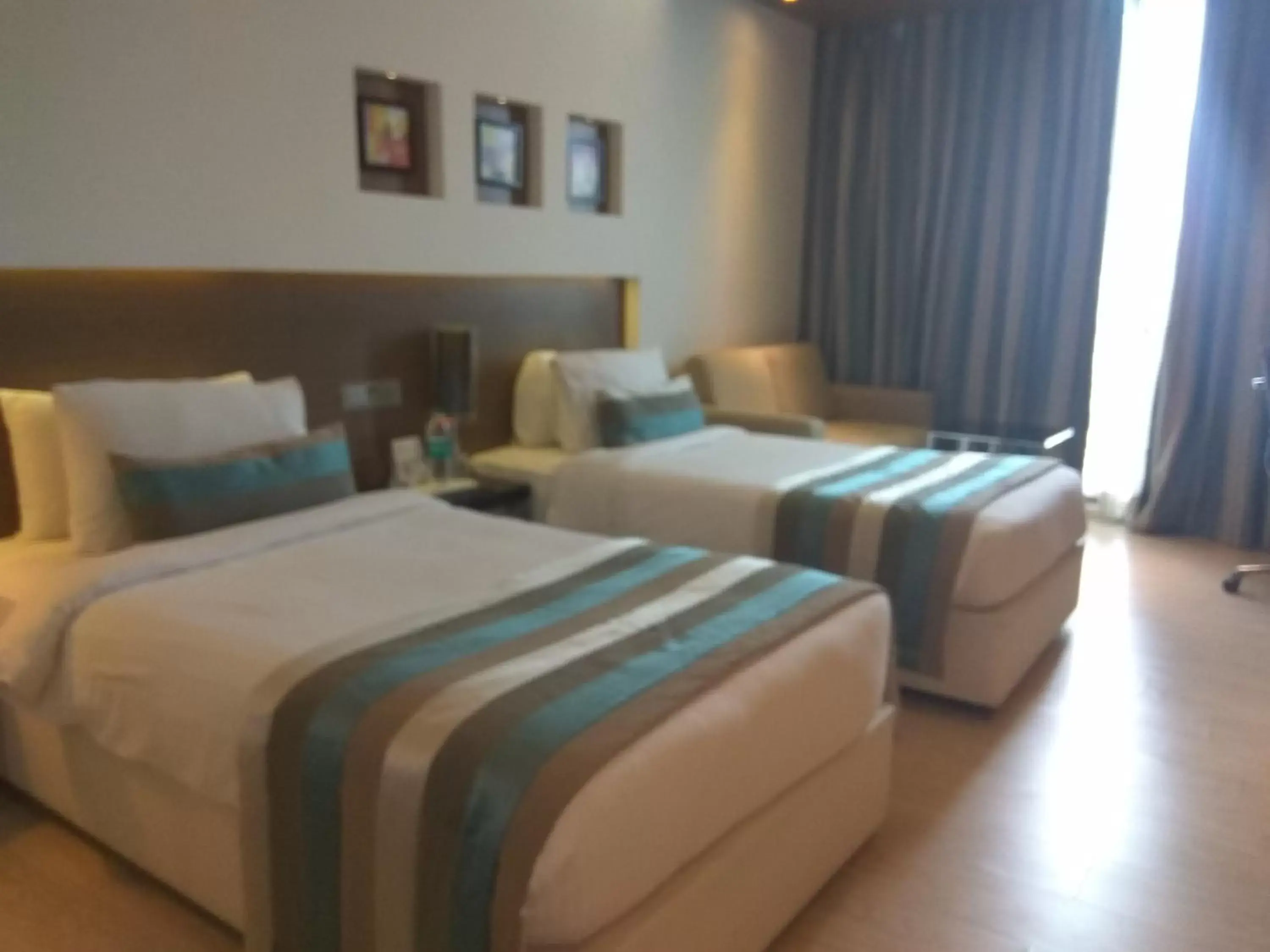 Bed in Ramada Navi Mumbai