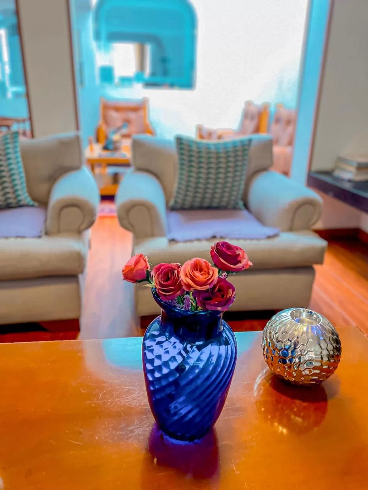 Living room in Hotel Maceo Chico