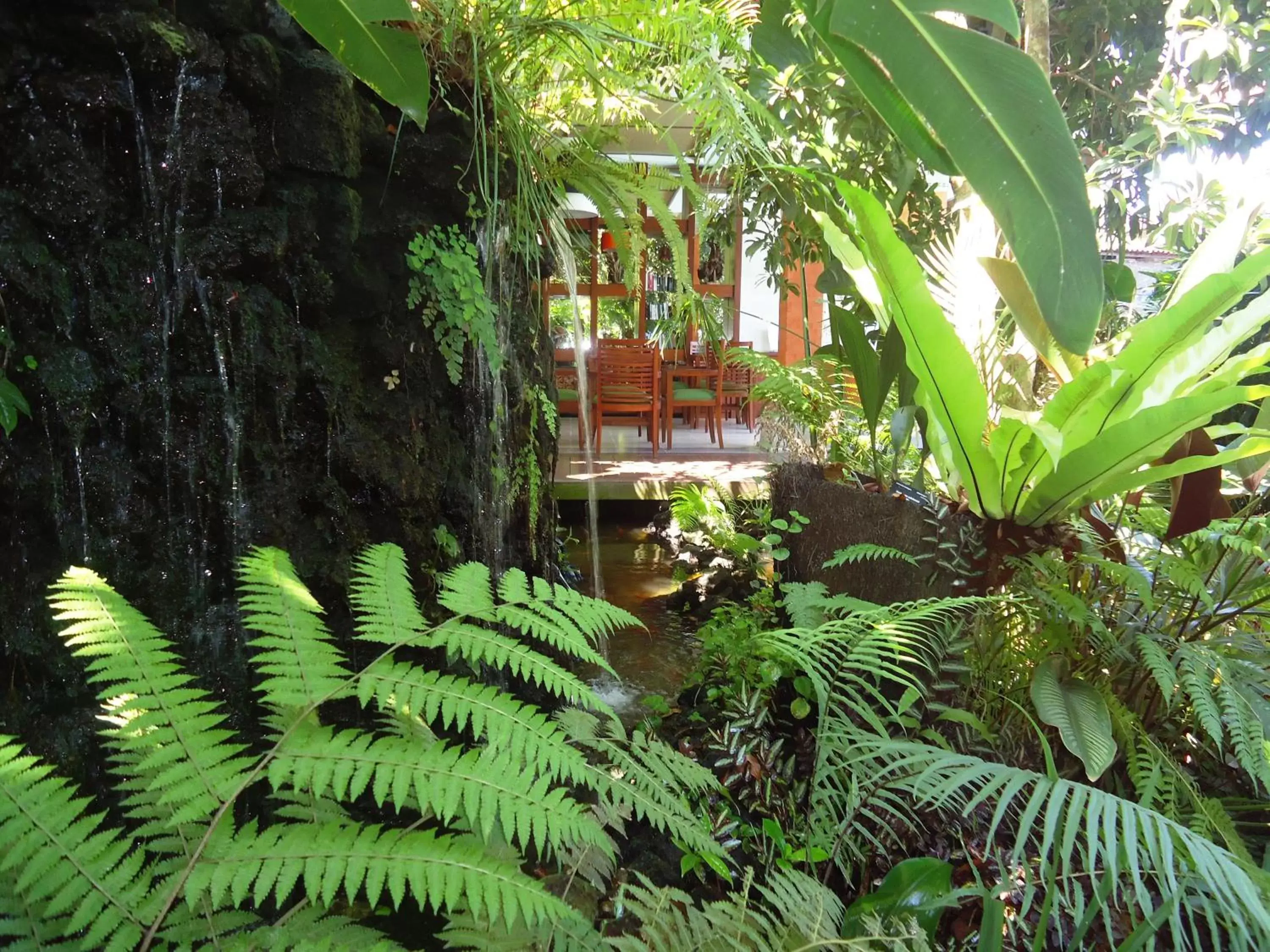 Patio in Yulia Village Inn Ubud