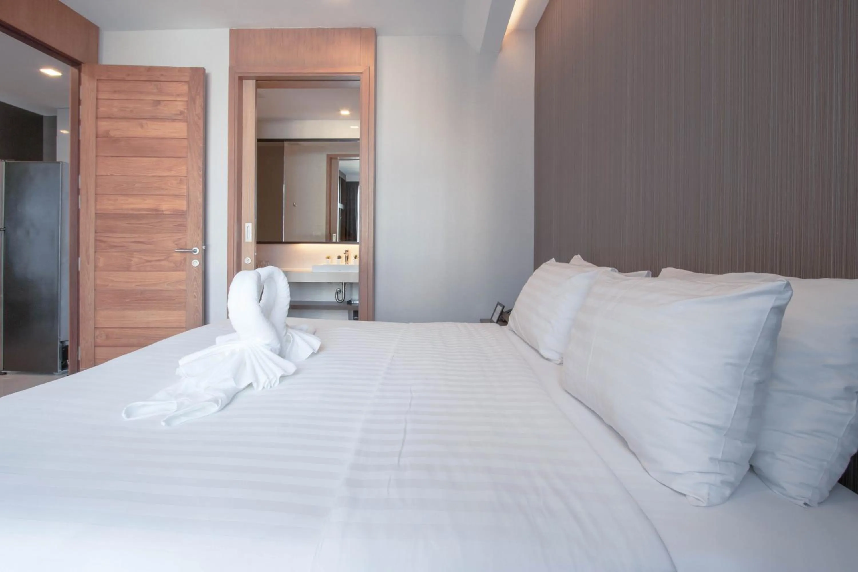 Bed in Kepler Residence Bangkok