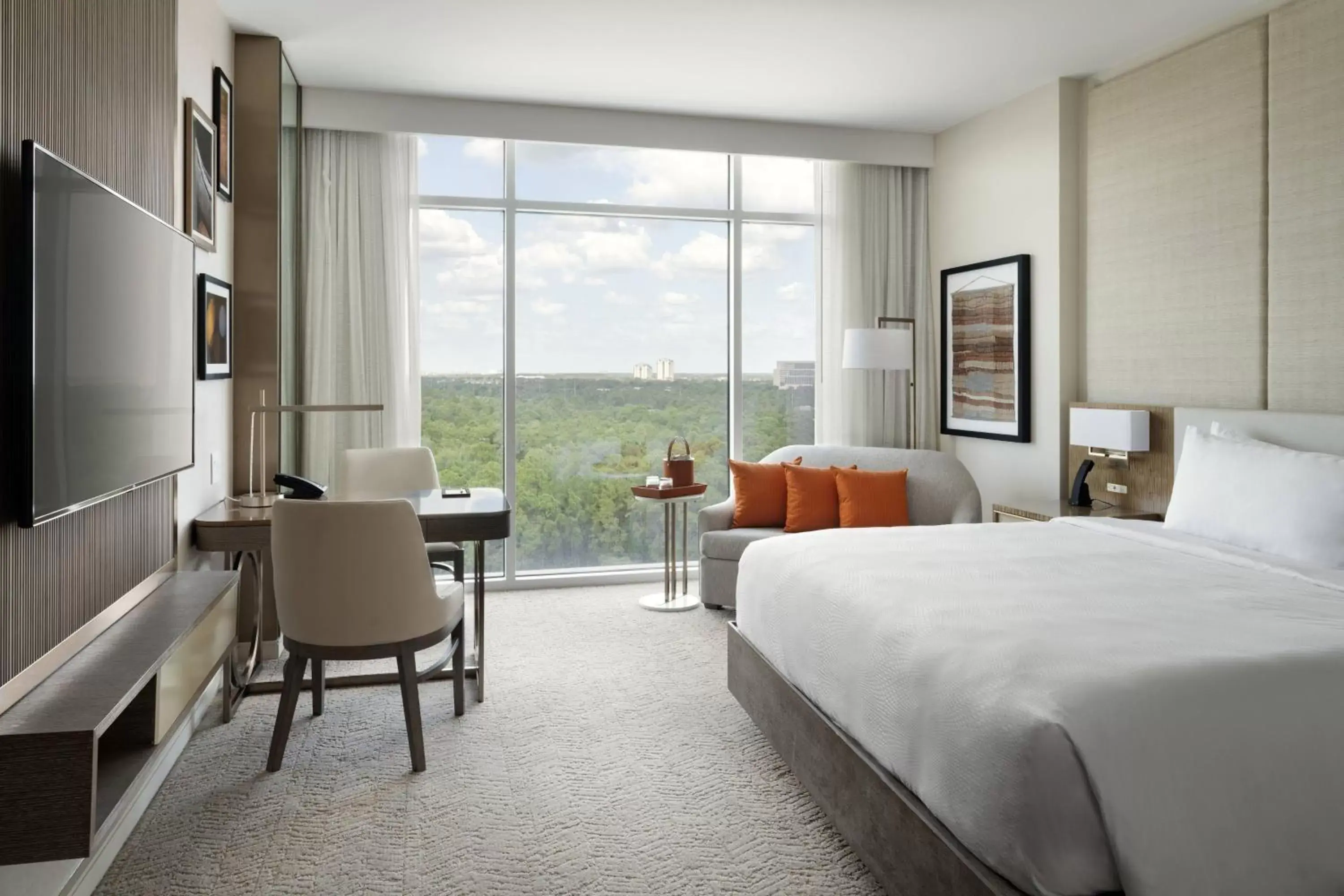 Disney Firework View, Guest room, 1 King, Sofa bed in JW Marriott Orlando Bonnet Creek Resort & Spa