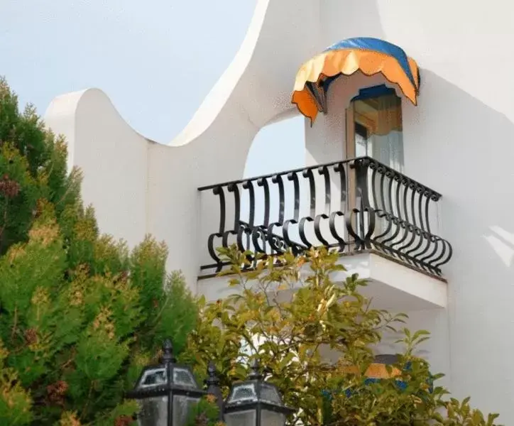 Balcony/Terrace in Hotel Ristorante Meson Feliz