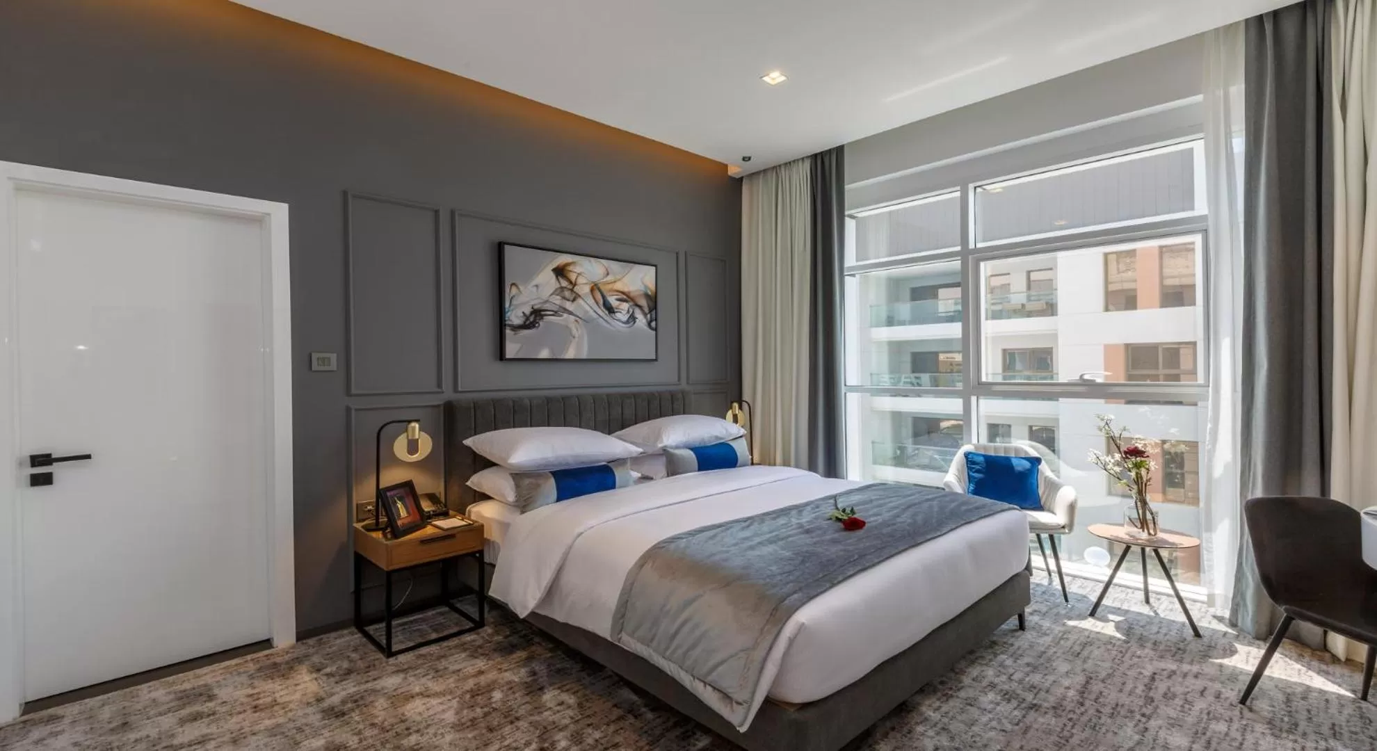 Bedroom, Bed in Rose Executive Hotel - DWTC