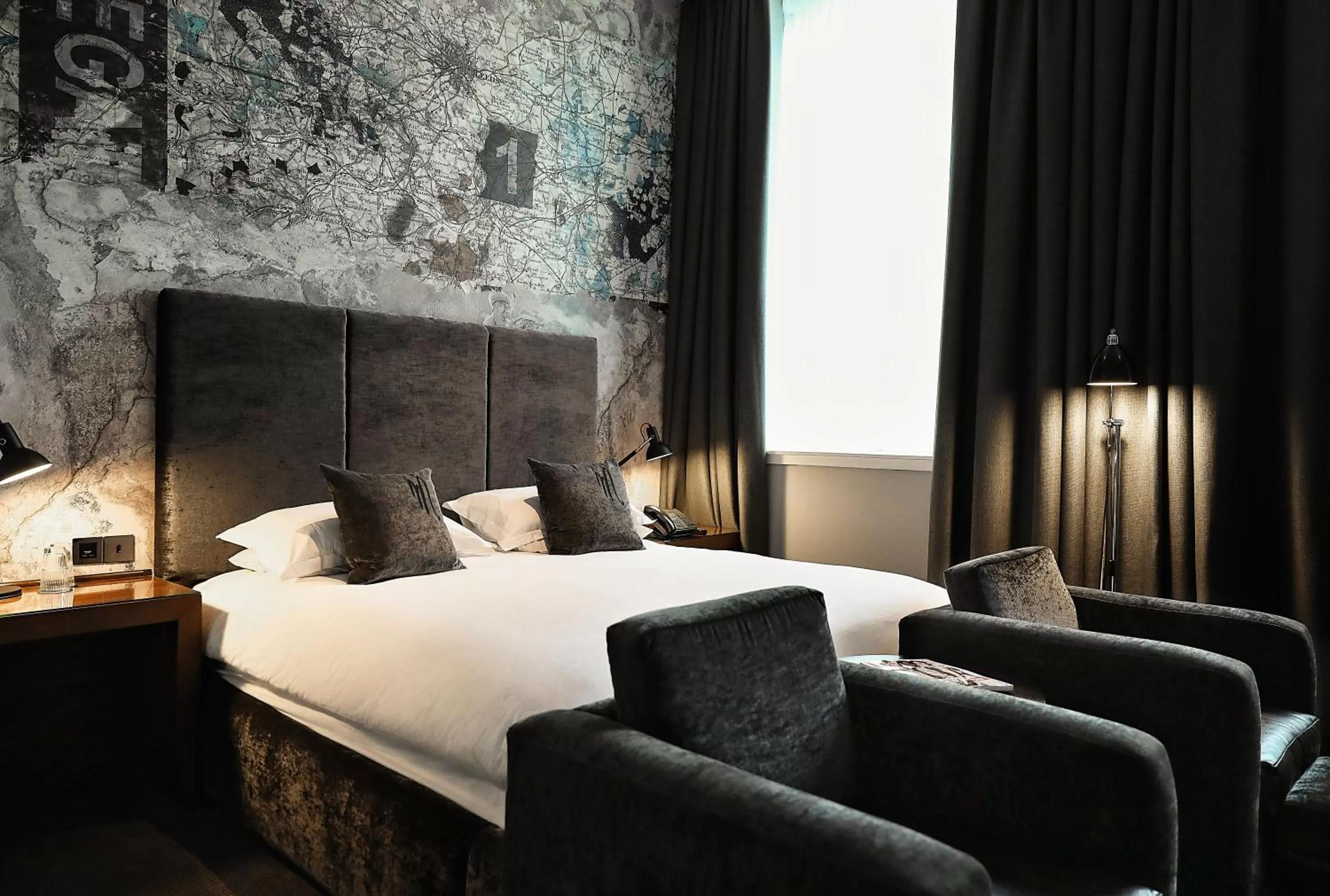 Bedroom, Bed in Malmaison Hotel Leeds