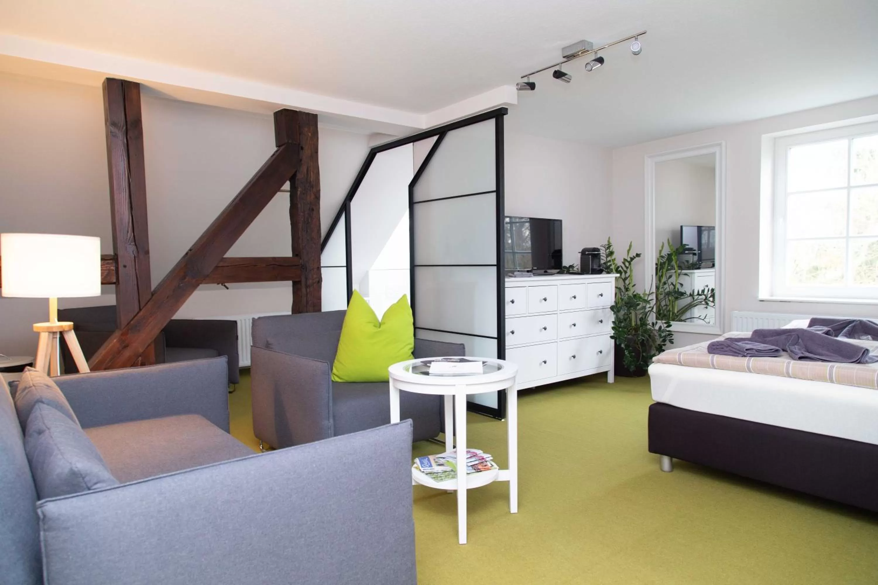 Standard Twin Room - single occupancy in Biohotel Schönhagener Mühle