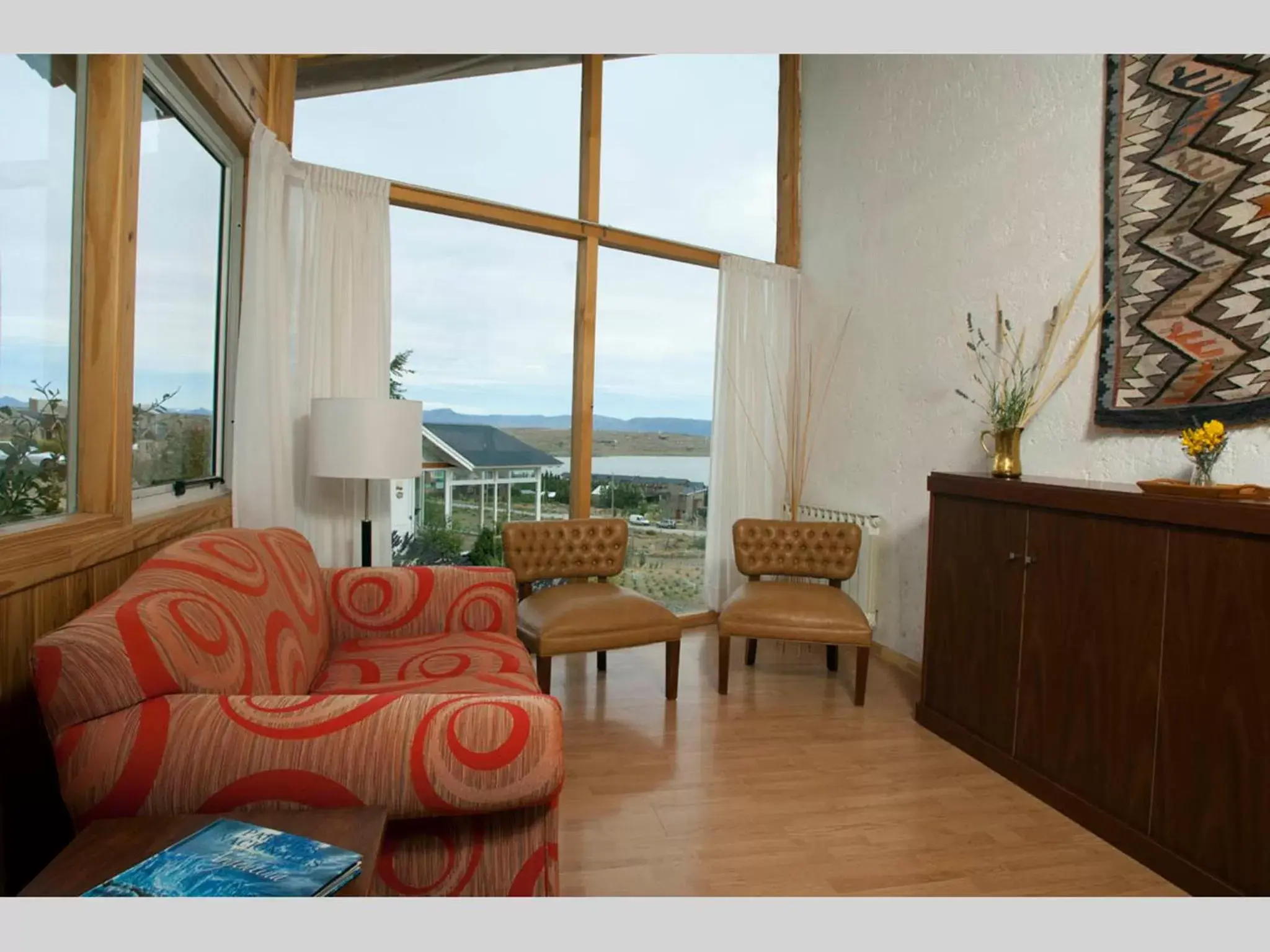 View (from property/room), Seating Area in Blanca Patagonia Hostería Boutique y Cabañas