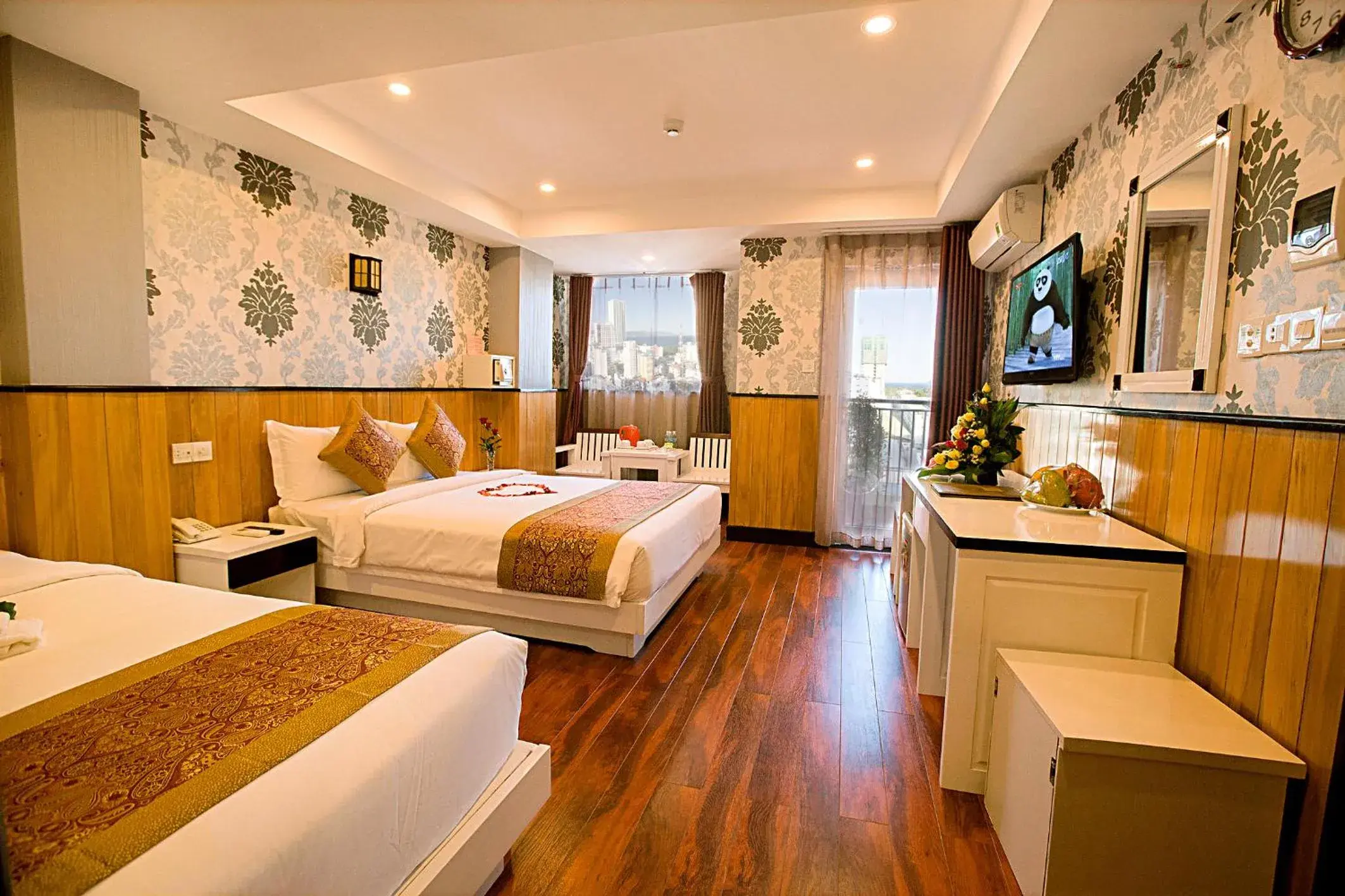 Deluxe Double or Twin Room with Sea View in Golden Rain 2 Hotel