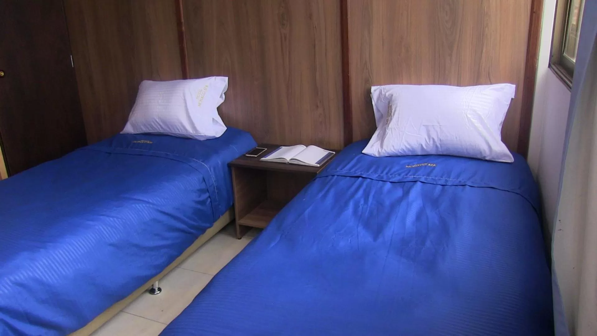 Bed in Hotel Mónaco de Fusa