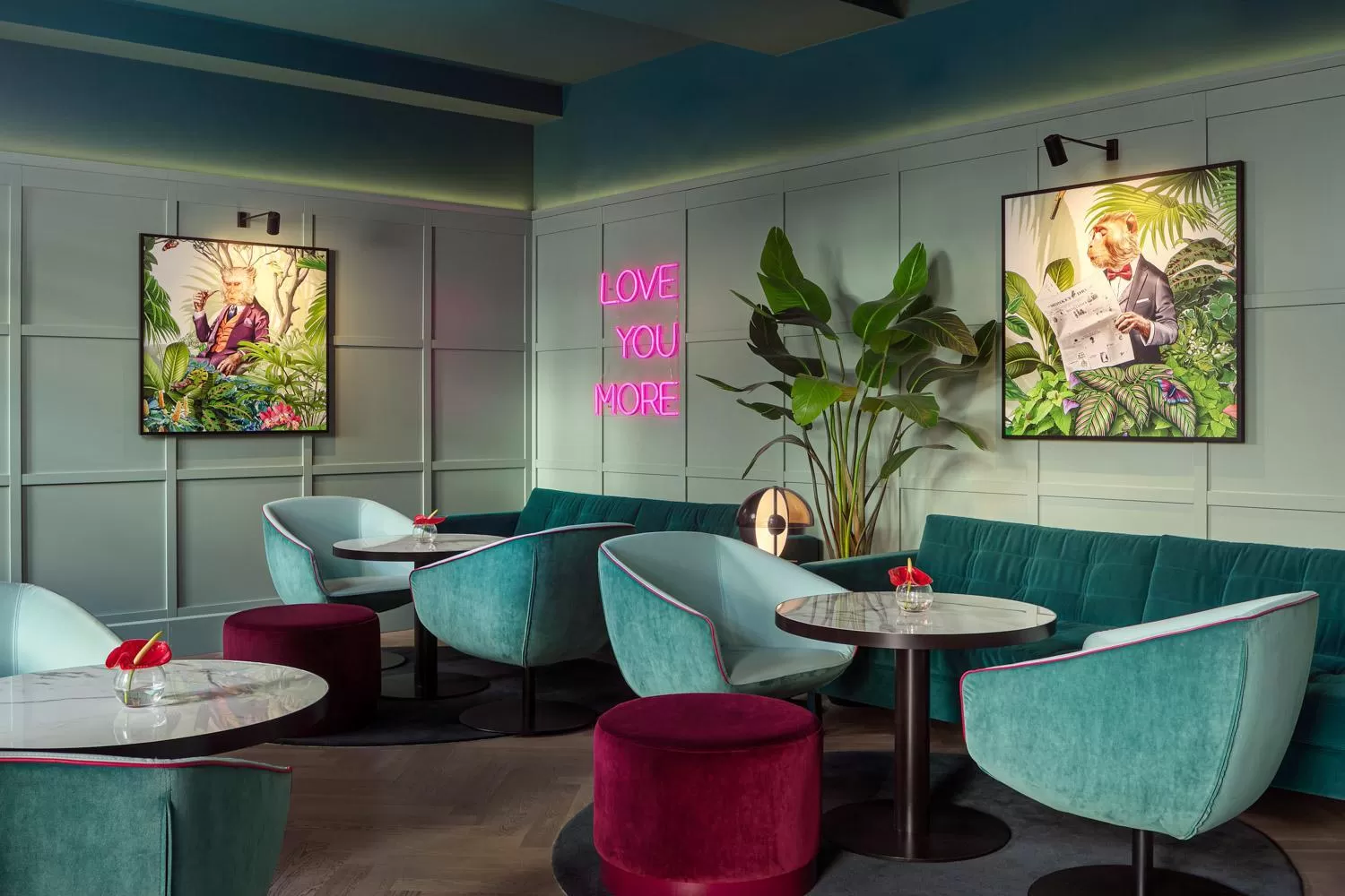 Restaurant/places to eat in Falkensteiner Boutique Hotel Prague