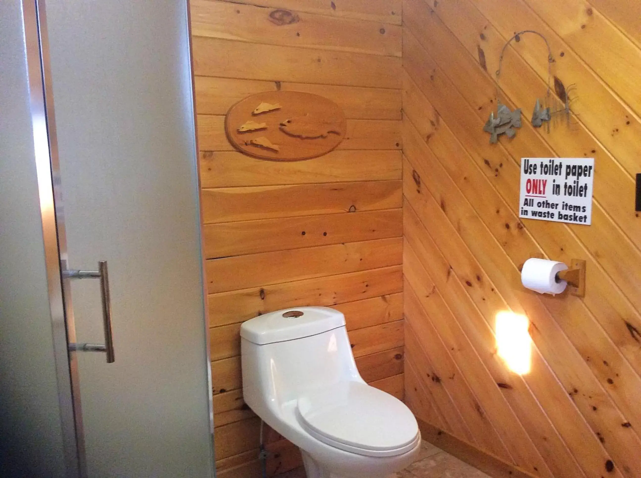 Bathroom in Madawaska Lodge